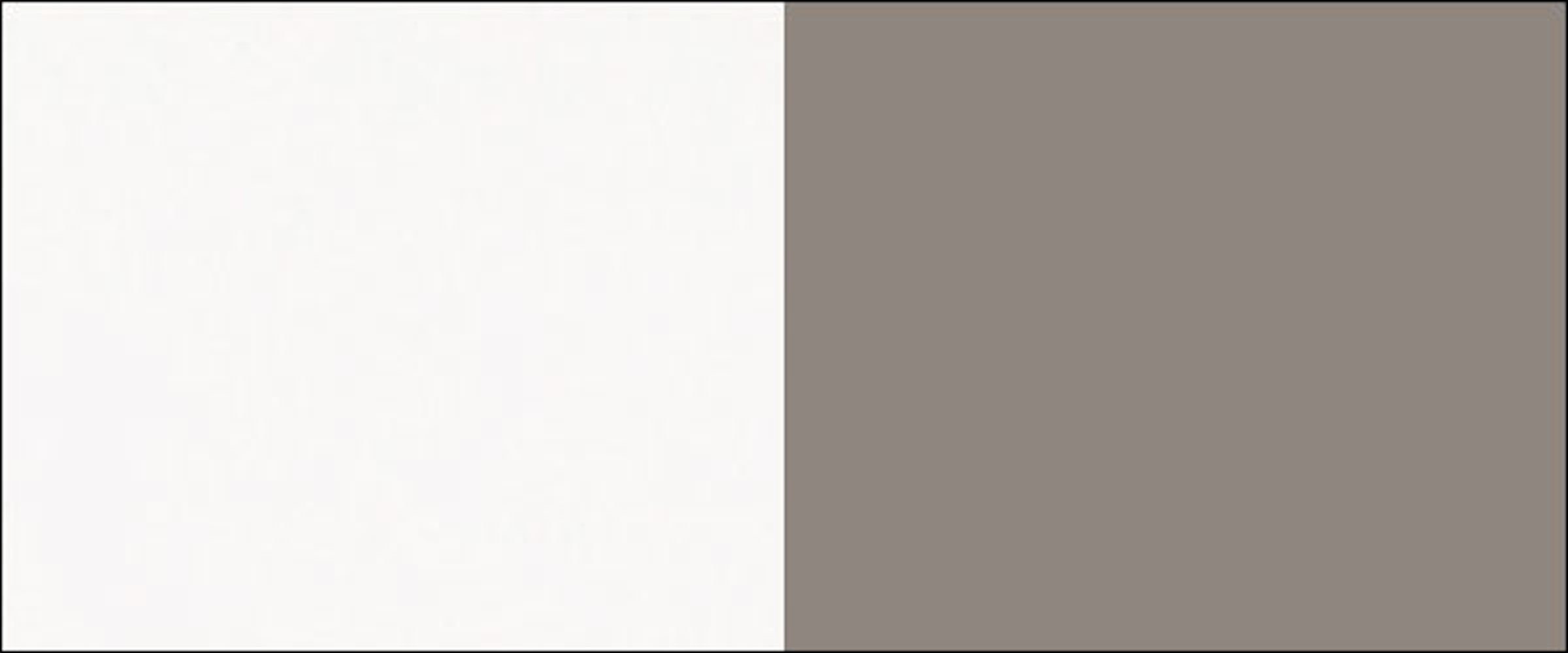 Korpusfarbe matt wählbar stone Feldmann-Wohnen Front- 90cm mit grey Bonn Küchenhängeschrank) und Klappe (Bonn, Klapphängeschrank