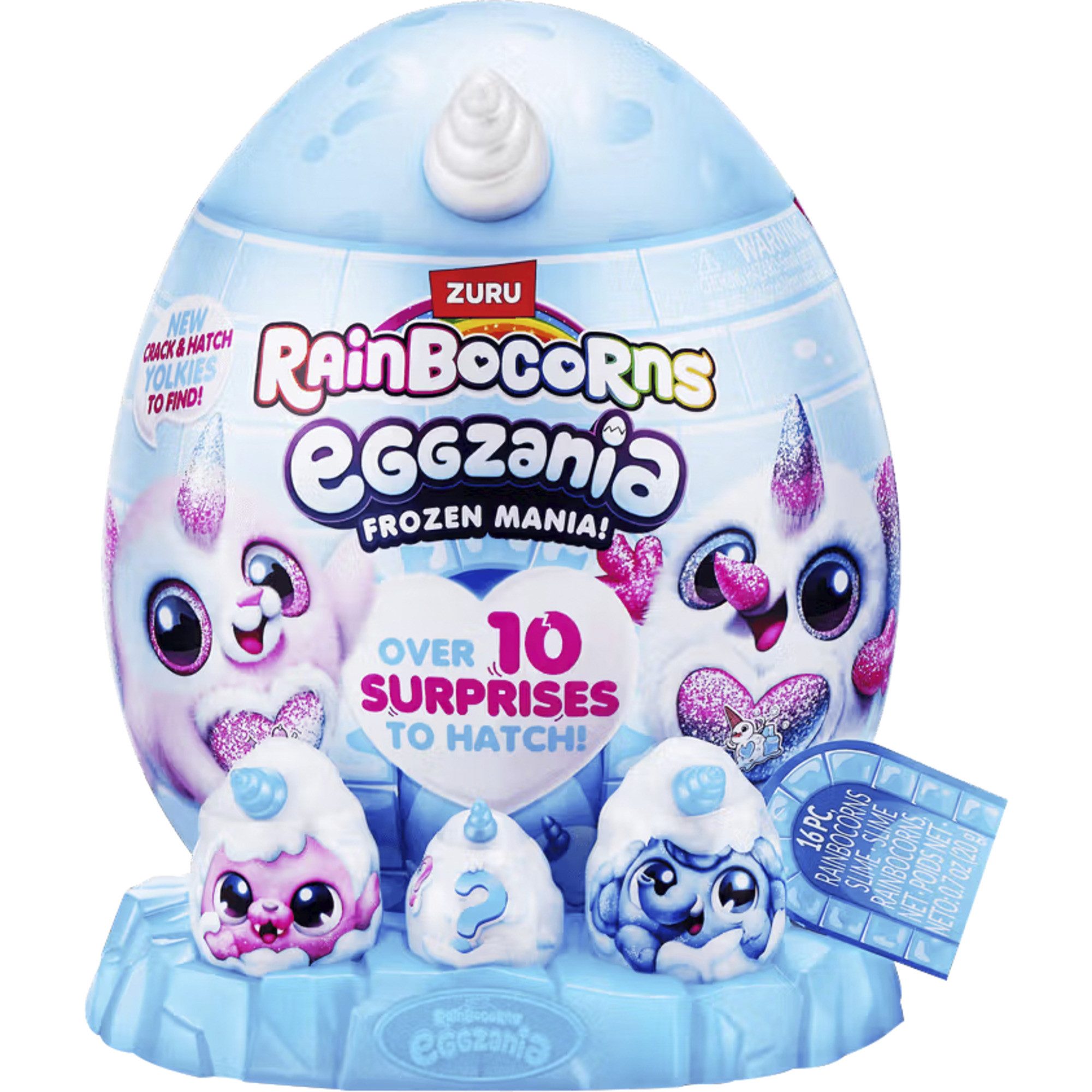 ZURU ZURU Rainbocorns - Eggzania Frozencorn Mania, Spielbausteine