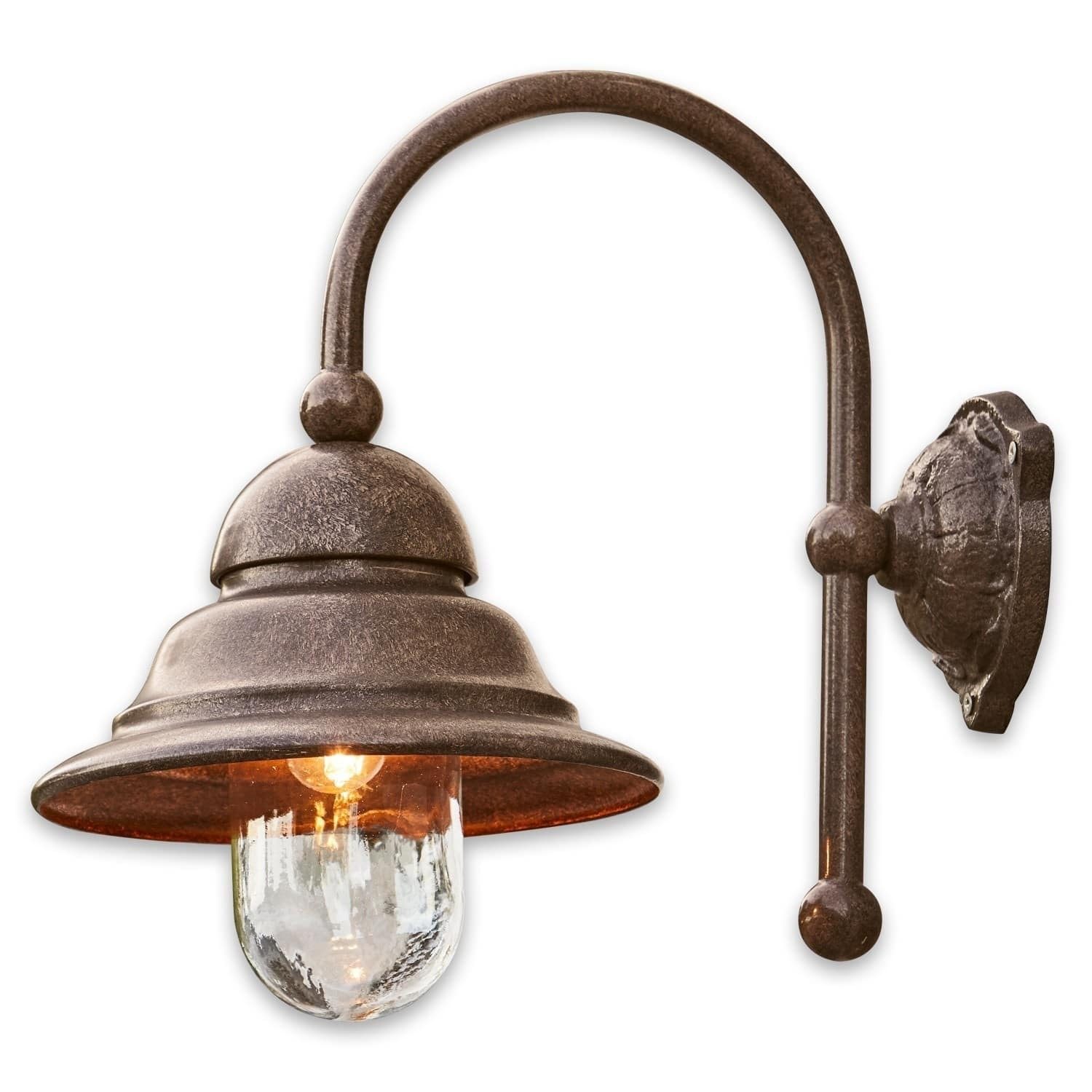 Mirabeau Außen-Wandleuchte Außenwandlampe Keela antikbraun günstig online kaufen