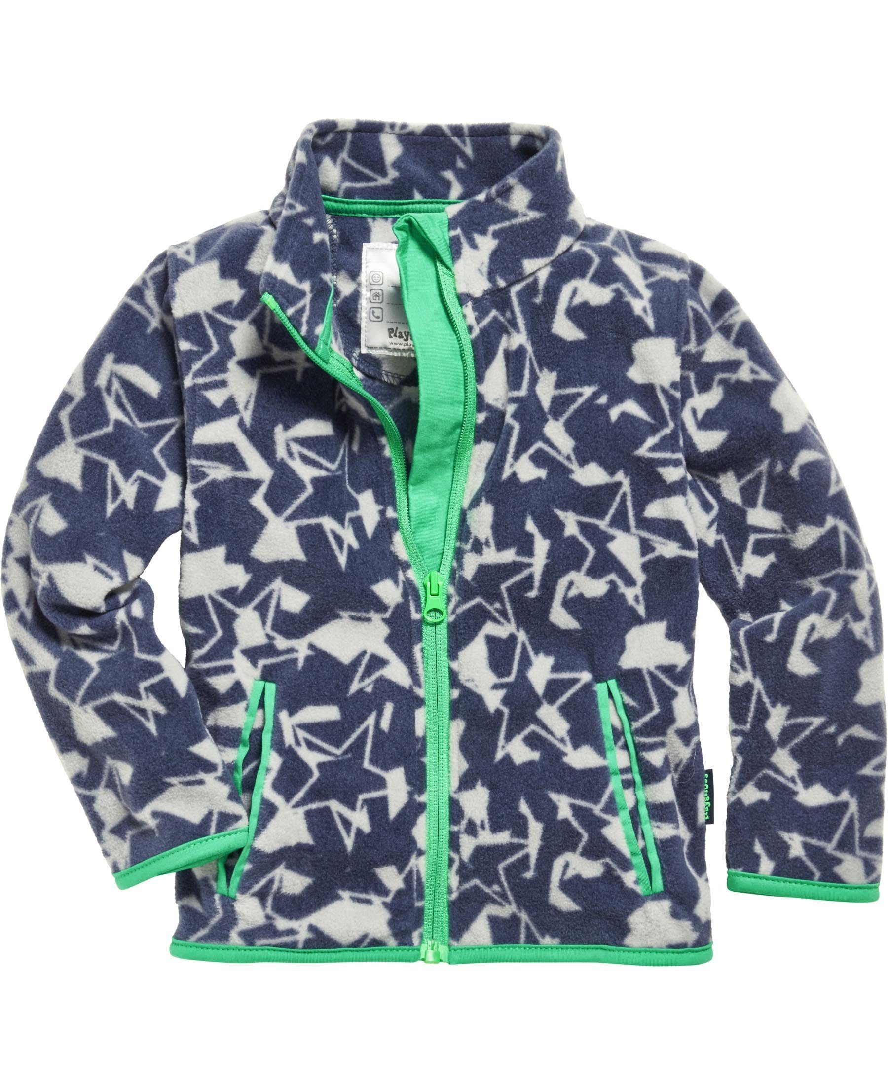 Fleecejacke Fleece-Jacke Sterne Camouflage