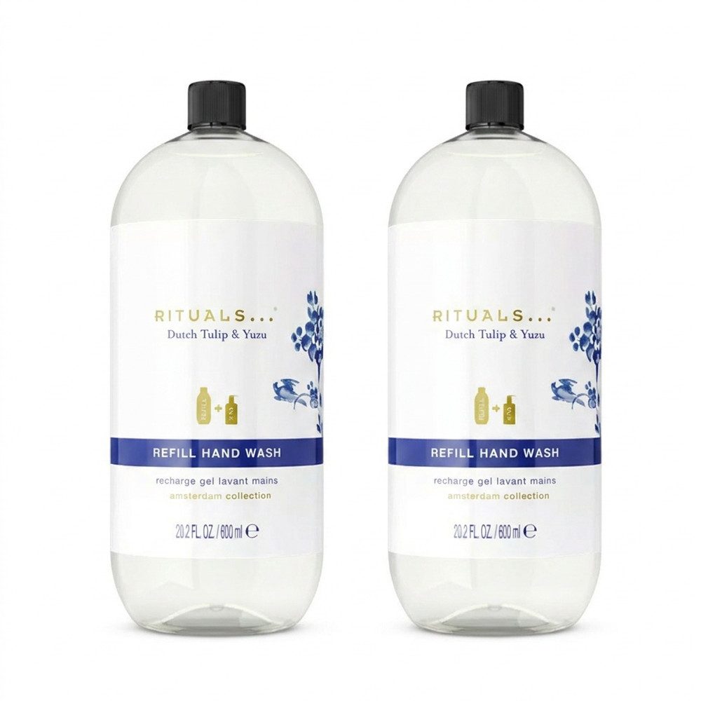 Rituals Flüssigseife Rituals Amsterdam Collection Refill Hand Wash 2er Set, 1-tlg., Vorteilspack mit nachfüllbarer Handseife