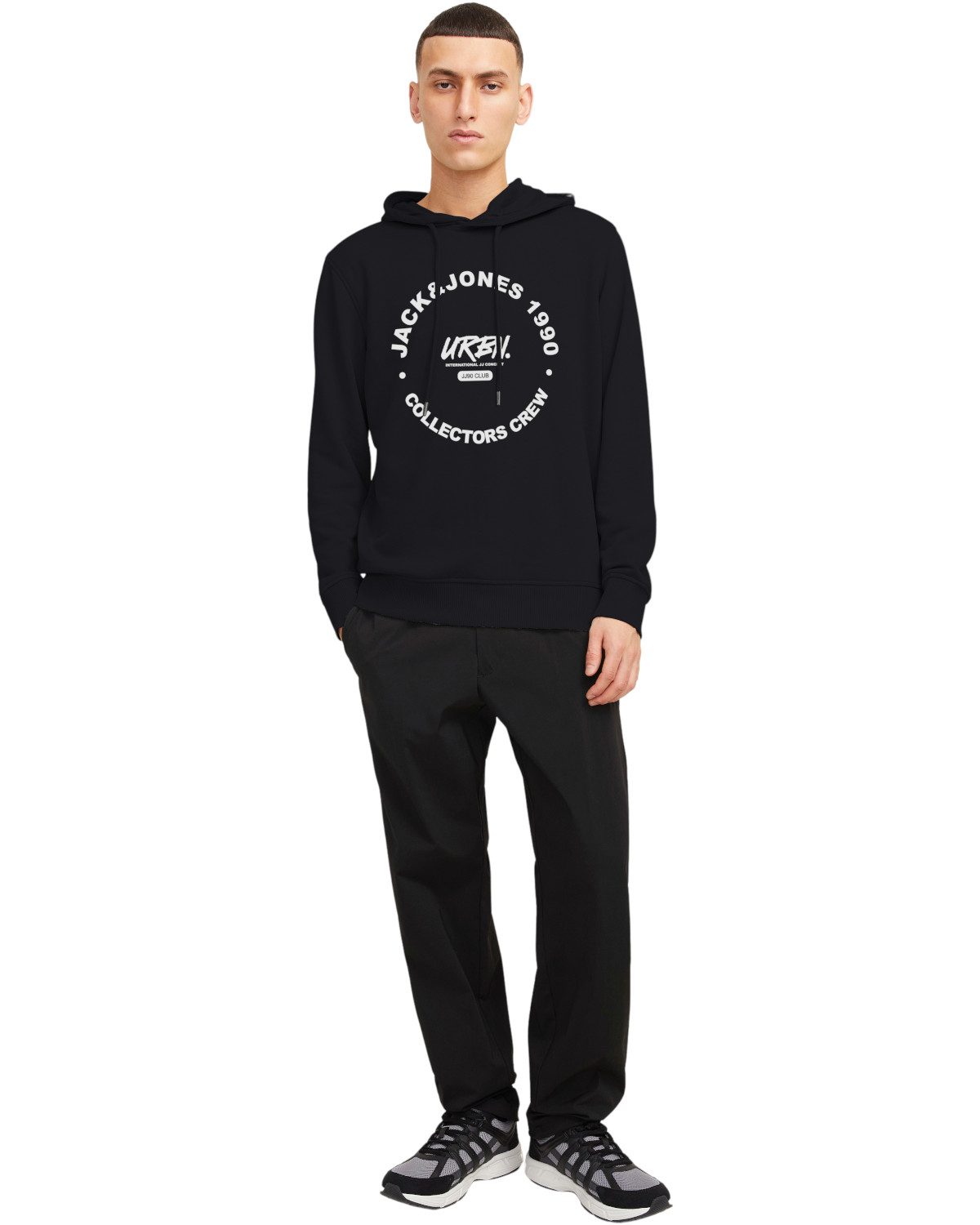 Jack & Jones Hoodie mit Kängurutasche, mit Kapuze, mit Logodruck