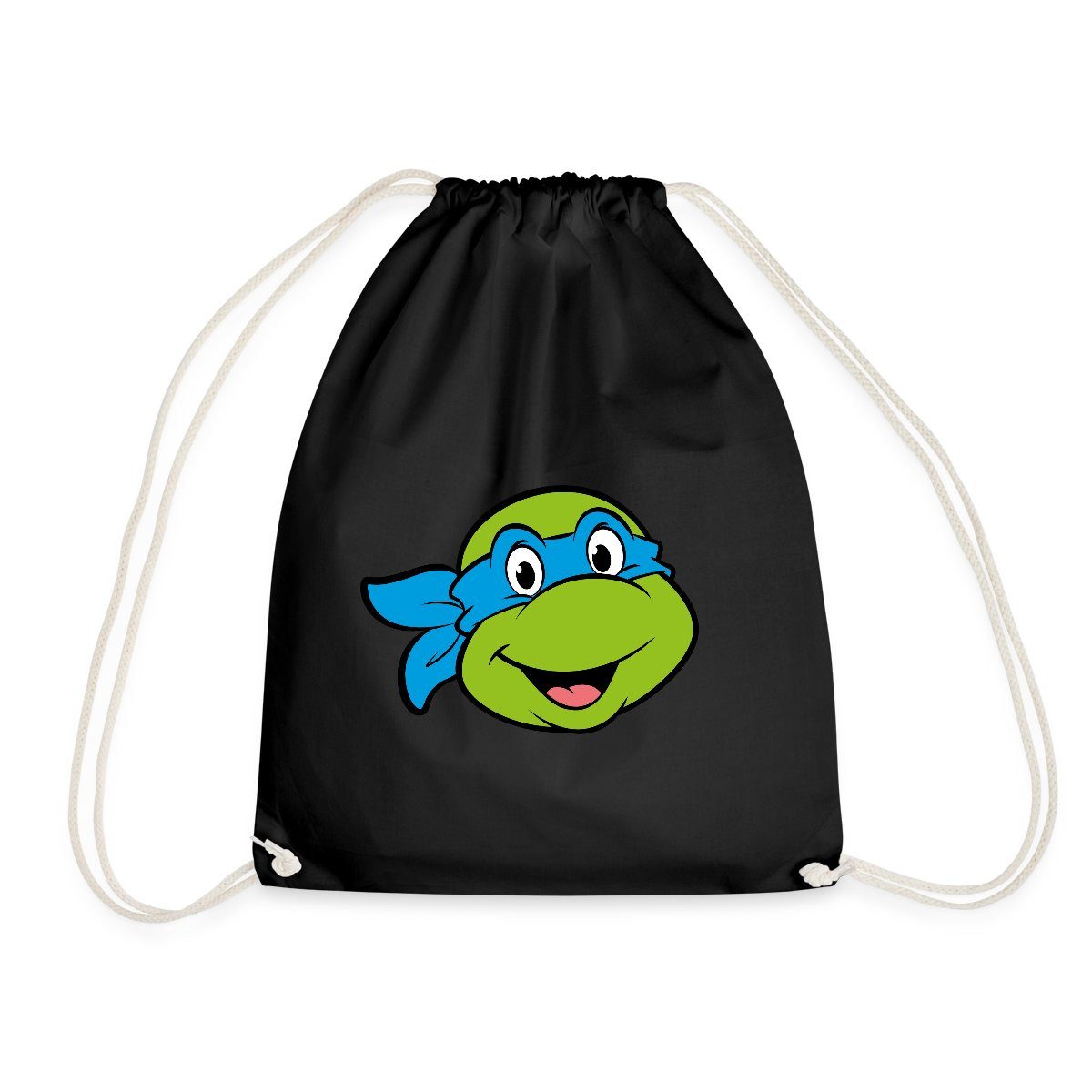 Spreadshirt Turnbeutel Teenage Mutant Ninja Turtles Leonardo Kostüm Karneval Turnbeutel (1-tlg)