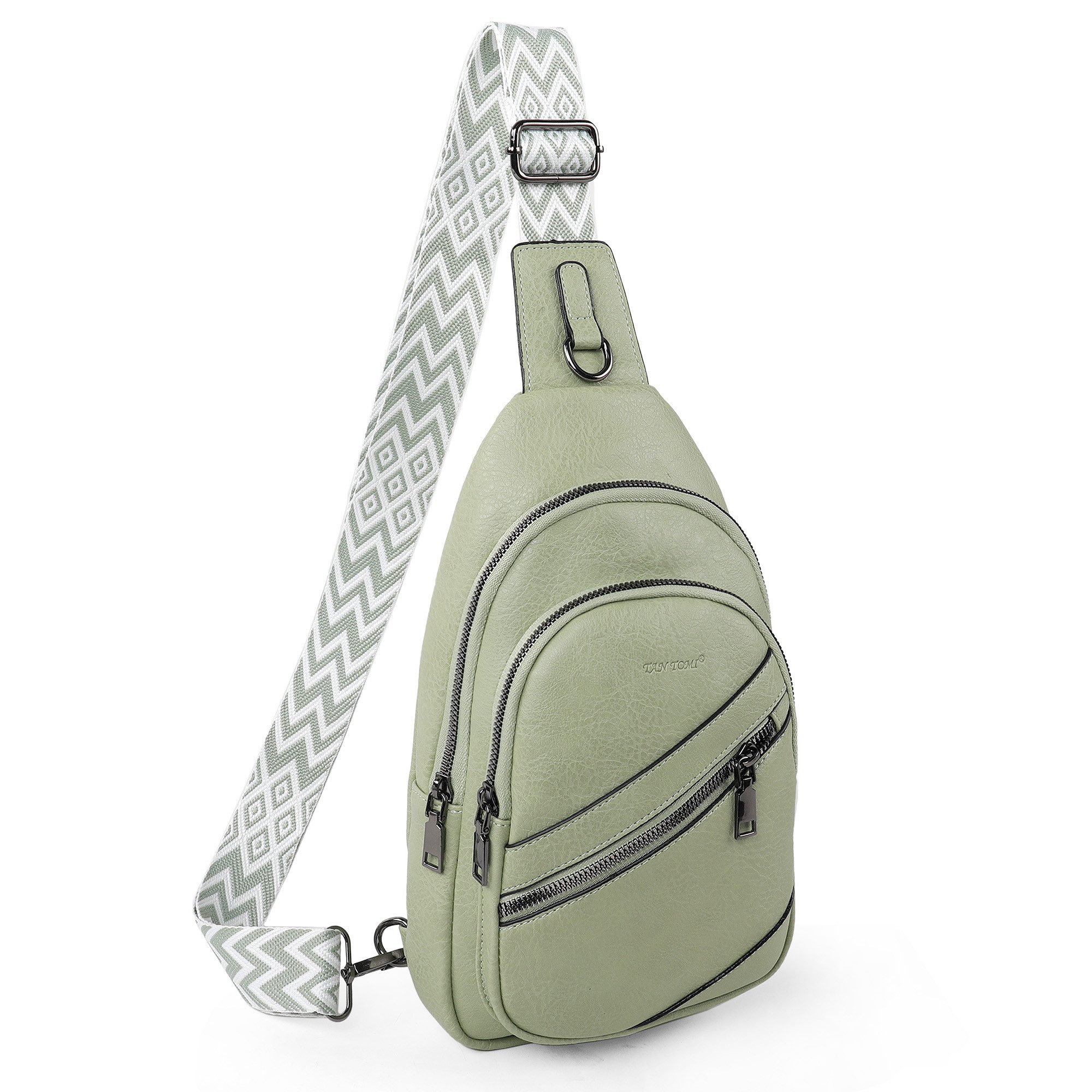 TAN.TOMI Umhängetasche Brusttasche Damen Sling Bag Rucksack Frauen Schultertasche, Handy Umhängetasche Crossbag Umhängen für Outdoorsport