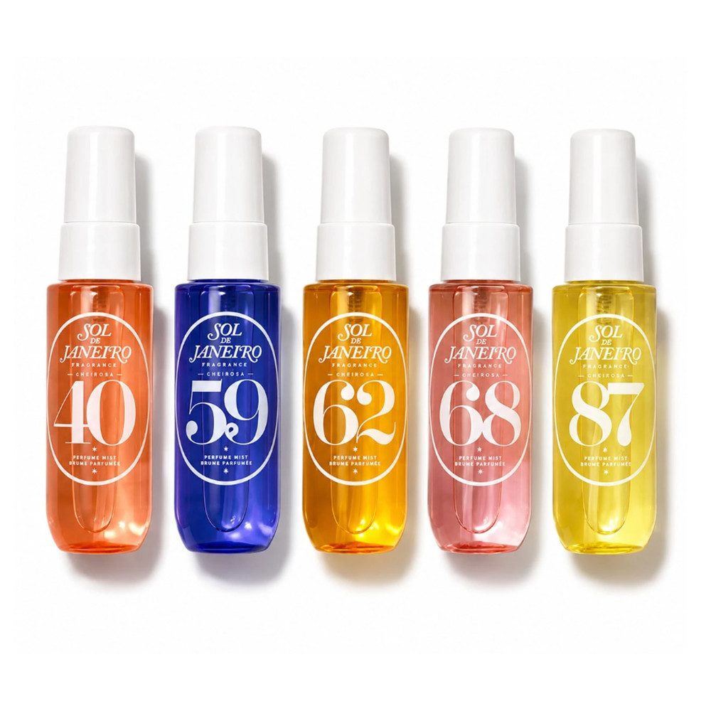 Sol de Janeiro Pflege-Geschenkset Sol de Janeiro Cheirosa Perfume Mist Discovery Set – 5 x 30 ml, 5-tlg., Limited Edition 5 Düfte Vegan Cruelty-Free Reisegrösse