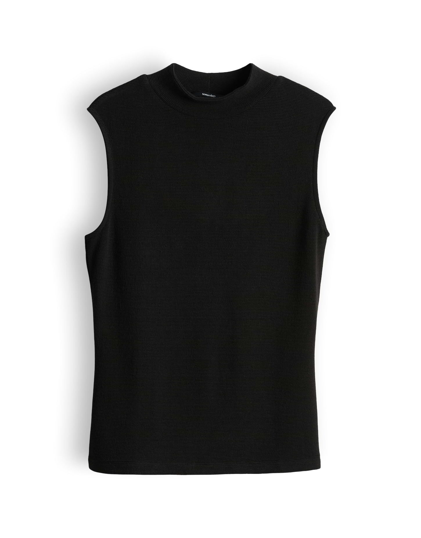 someday Shirttop Kerike aus Viskosemix mit feiner Rippstruktur Schmale Silhouette mit softem Stretch