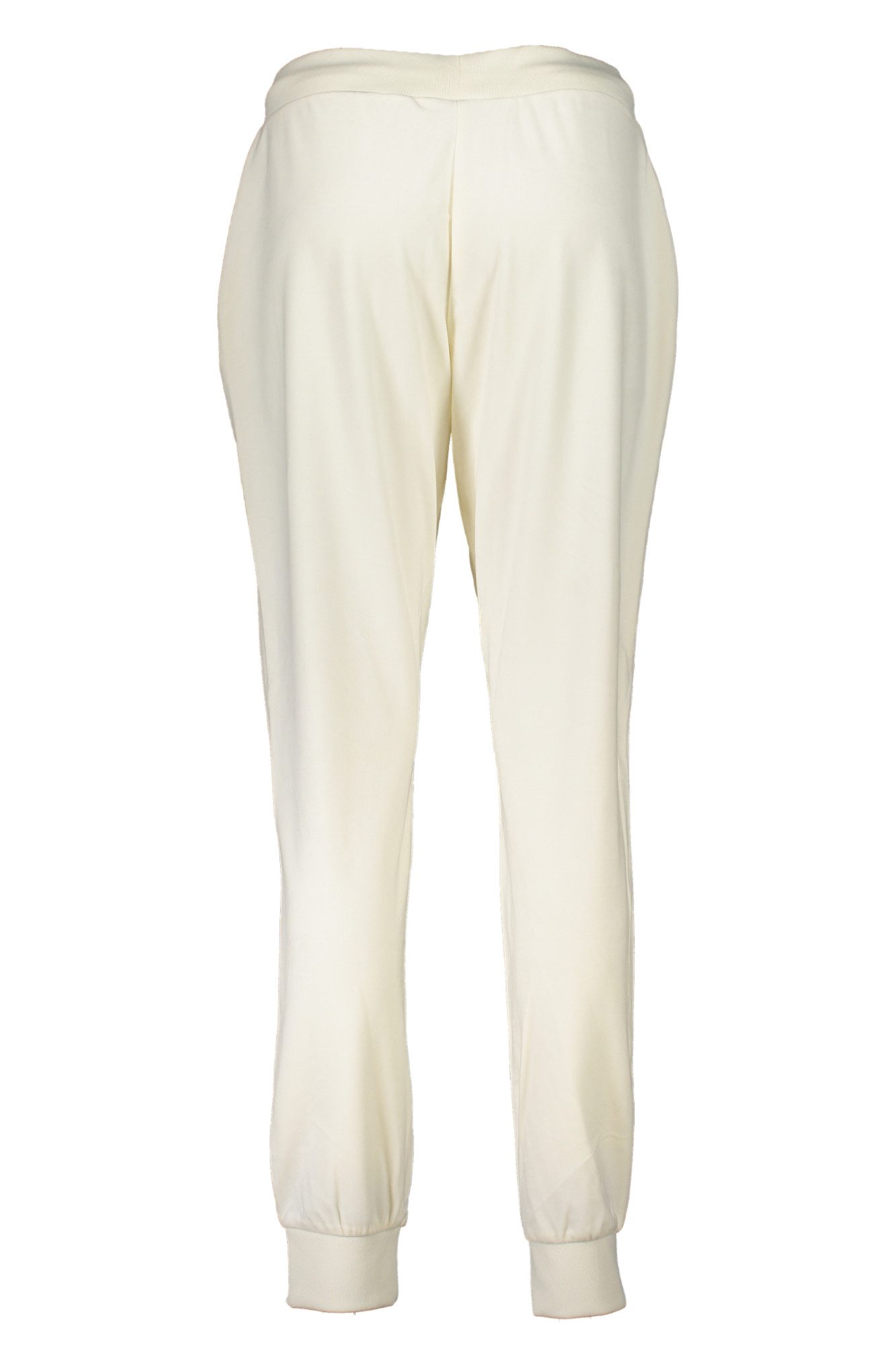 GUESS JEANS 5-Pocket-Hose Weiße Damen-Sporthose: Chenille, Strass, elastisch & bequem