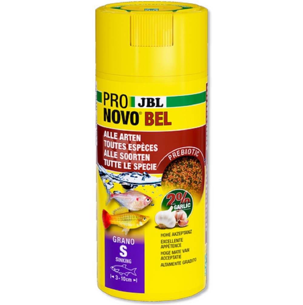 Aquariendeko JBL PRONOVO BEL GRANO S 250ml CLICK Hauptfutter-Granulat für alle
