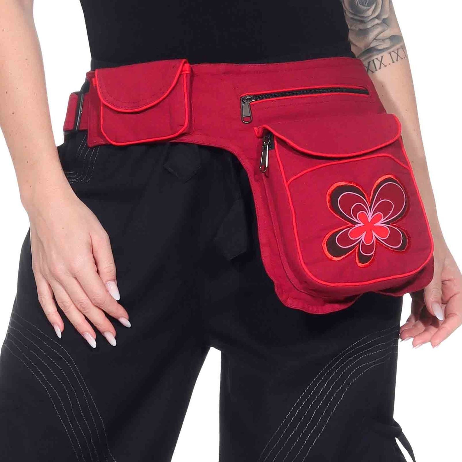 KUNST UND MAGIE Bauchtasche Schulter Bauchtasche Gürteltasche Bauchgurt Hip günstig online kaufen