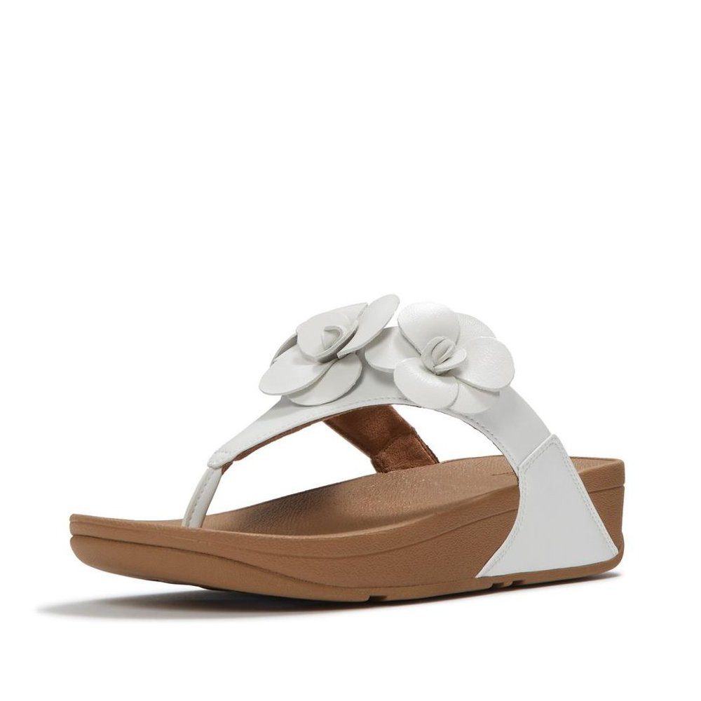 Fitflop LULU FLOWER TOE-POST SANDALS Dianette Keilabsatz, Zehentrenner ...
