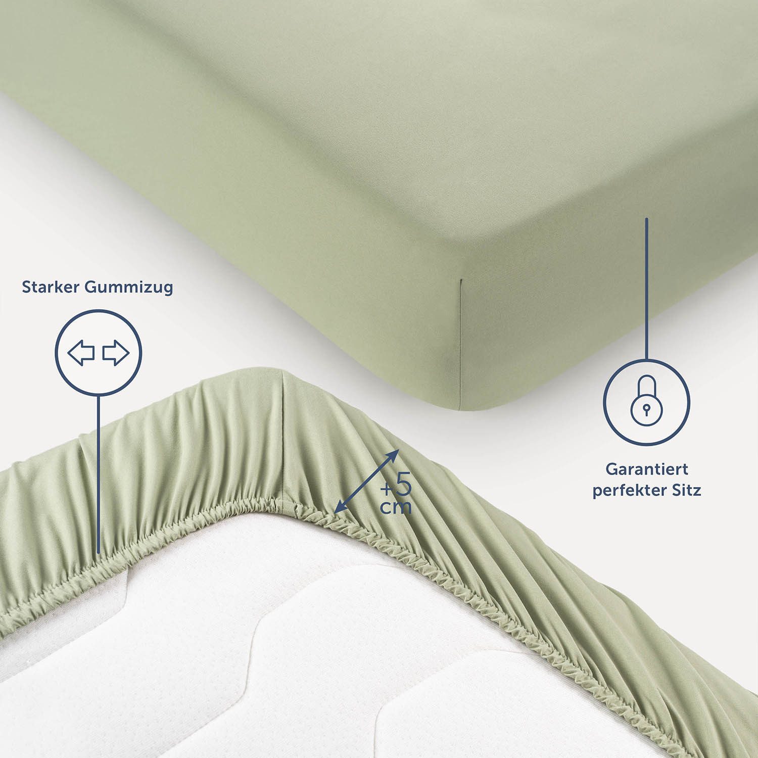 Blumtal Spannbettlaken Bettlaken aus Mikrofaser OEKO-TEX® günstig online kaufen