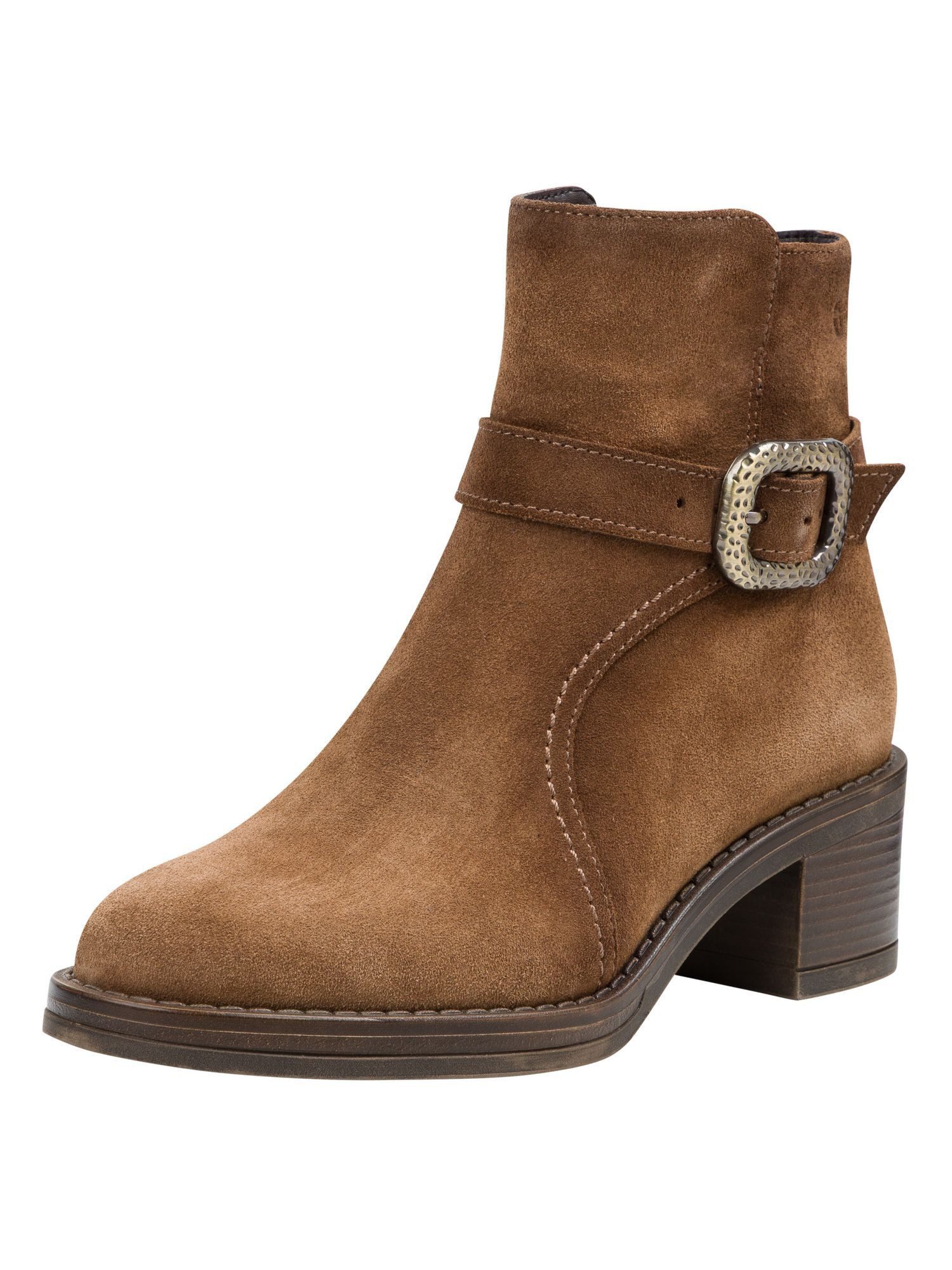Tamaris TOUCH-IT aus Leder Blockabsatz 1-25304-45 Stiefelette TOUCH-IT