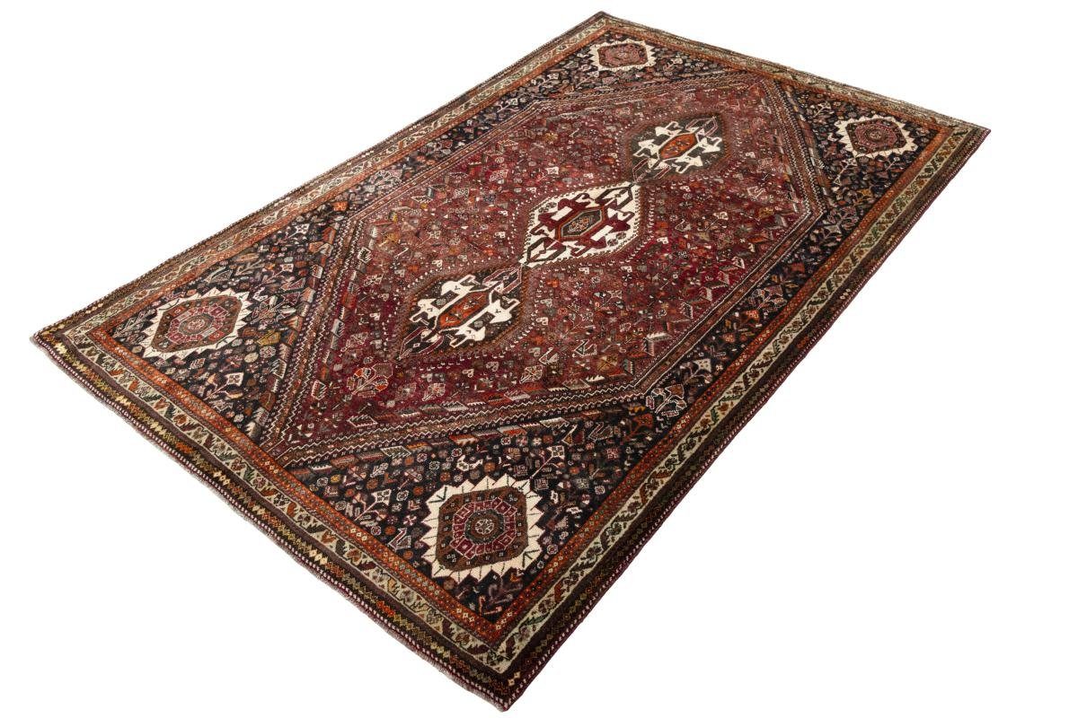 Höhe: rechteckig, Handgeknüpfter 10 Orientteppich Orientteppich Nain / 184x297 Shiraz Perserteppich, mm Trading,