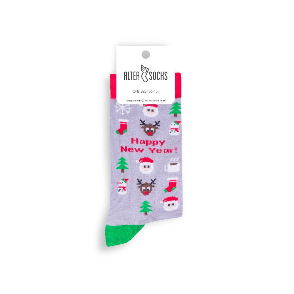 AlterSocks Freizeitsocken Lustige Socken Weihnachtsocken Damen & Herren Unisex Größe 36 – 45