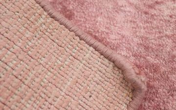 Teppich Loribaft Teppich handgewebt braun, morgenland, quadratisch, Höhe: 7 mm, Viskose