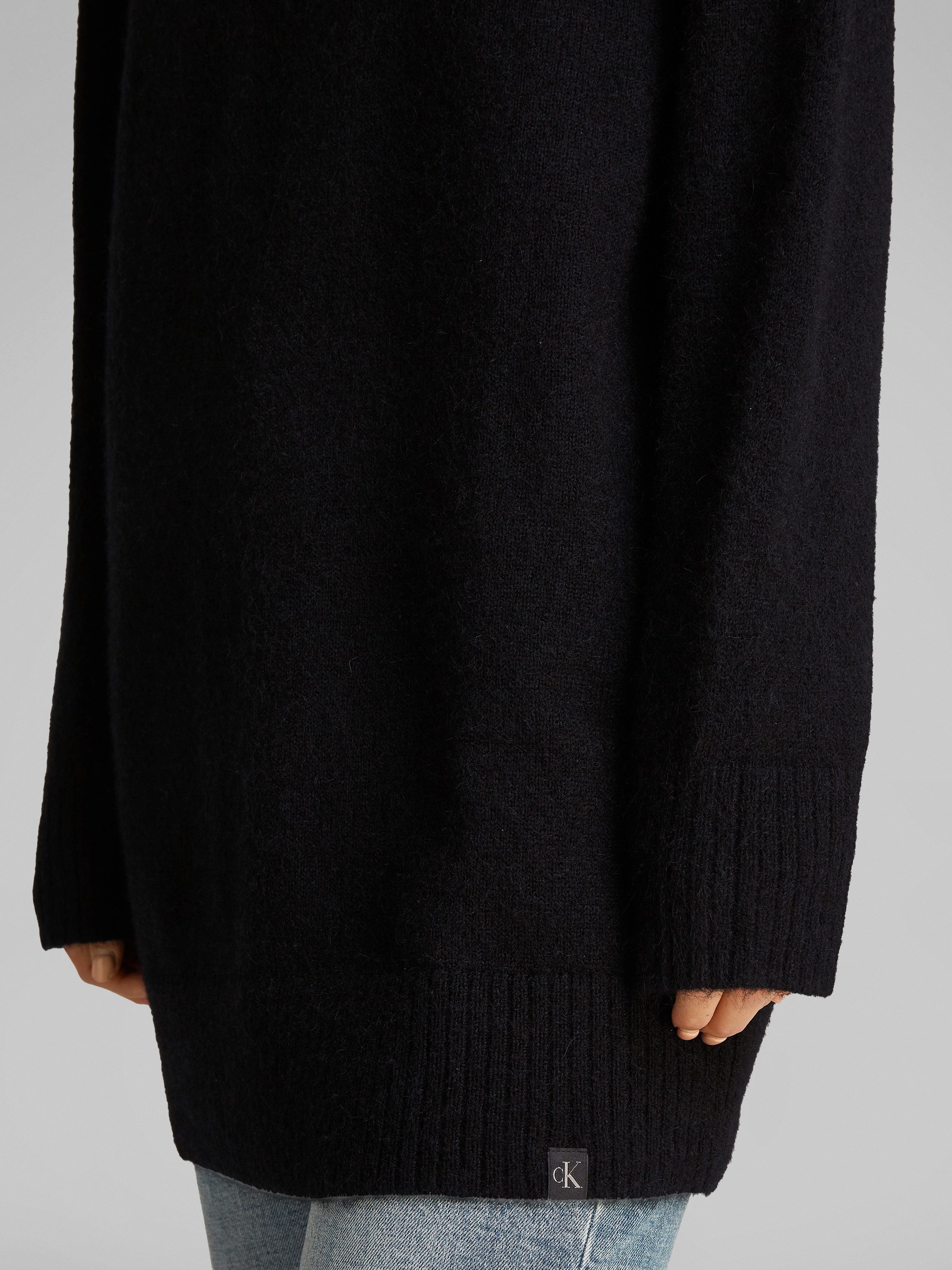 Calvin Klein Jeans Strickkleid FLUFFY YARN LOOSE SWEATER DRESS mit Stehkrag günstig online kaufen
