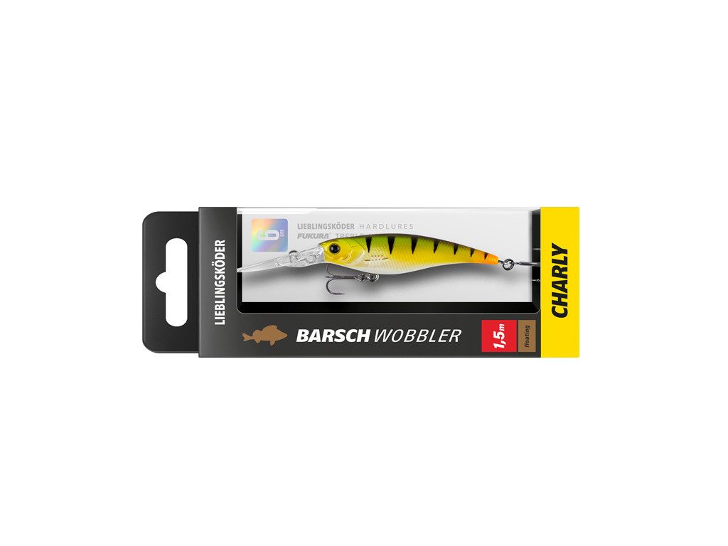 Lieblingsköder Kunstköder Barschwobbler Set - Lieblingsköder - 5 er Set Trübes Wasser, (trüb, 5-St. Barschwobbler trüb), Effektiver Lauf, Exzellente Verarbeitung