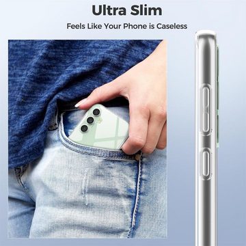 CoolGadget Handyhülle Transparent Ultra Slim Case für Samsung Galaxy S23 FE 6,4 Zoll, Silikon Hülle Dünne Schutzhülle für Samsung S23 FE 5G Hülle