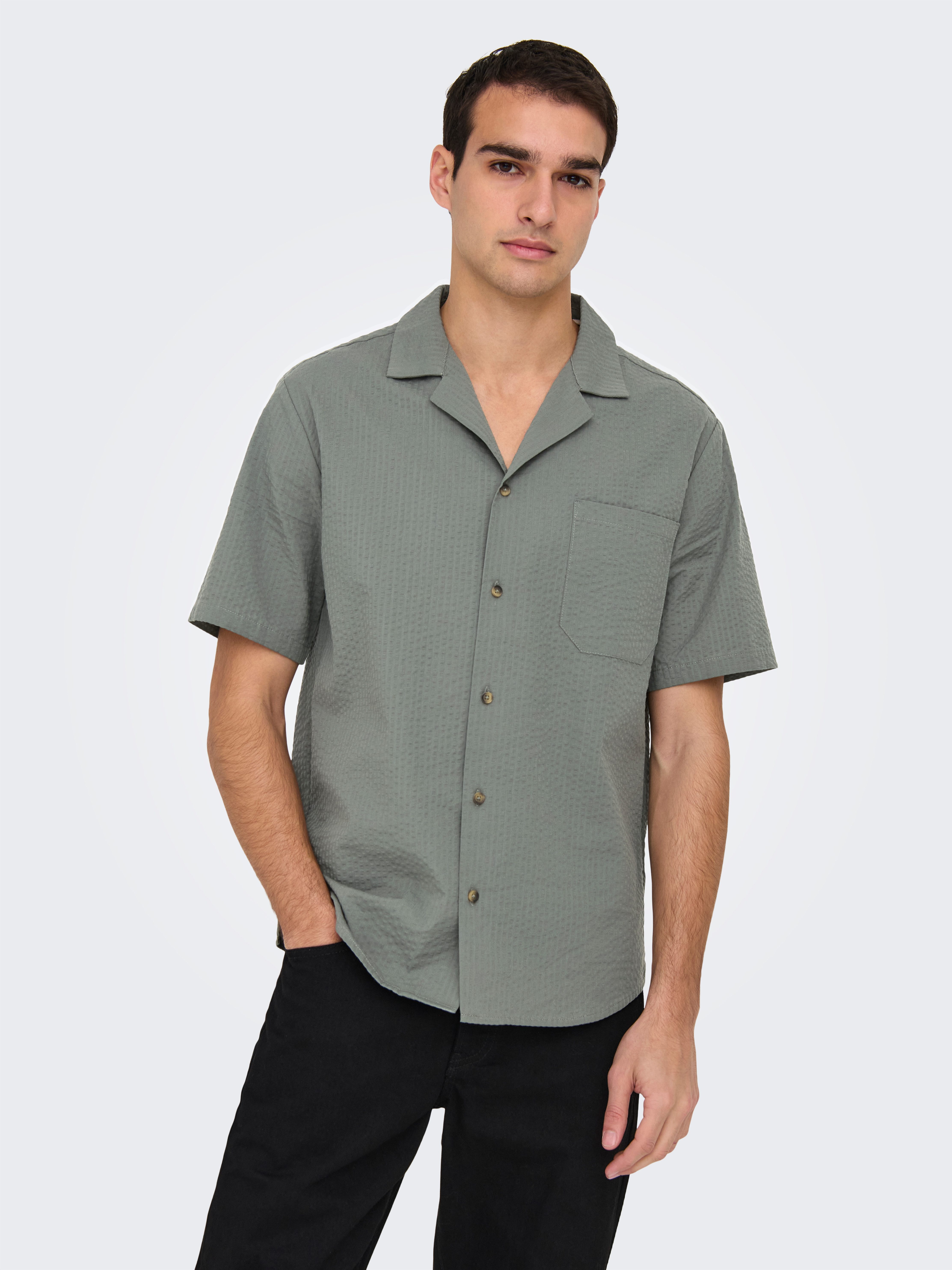 ONLY & SONS Kurzarmhemd ONSEYE RESORT günstig online kaufen