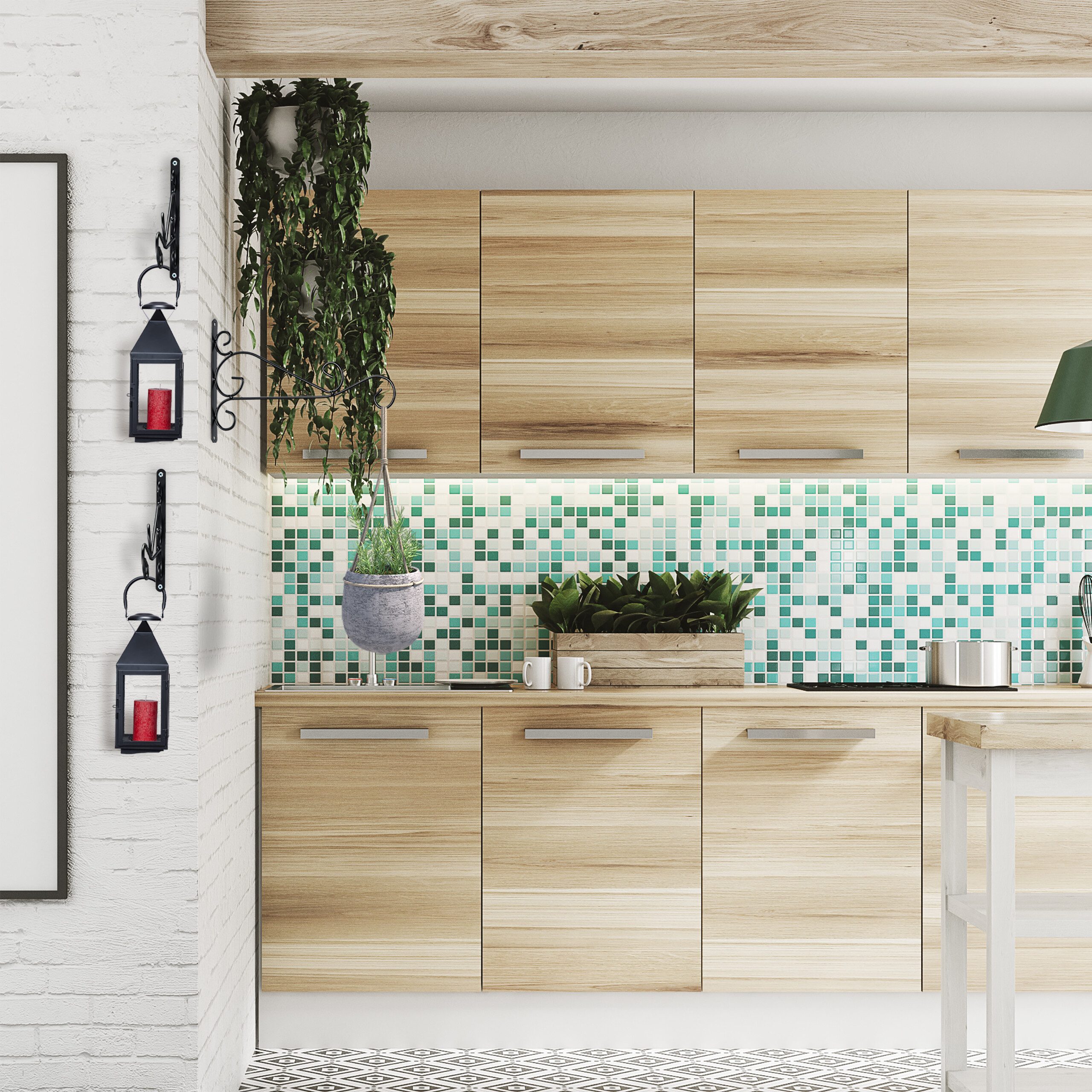 relaxdays Wandhaken Blumenampel Halterung 4er Set, günstig online kaufen