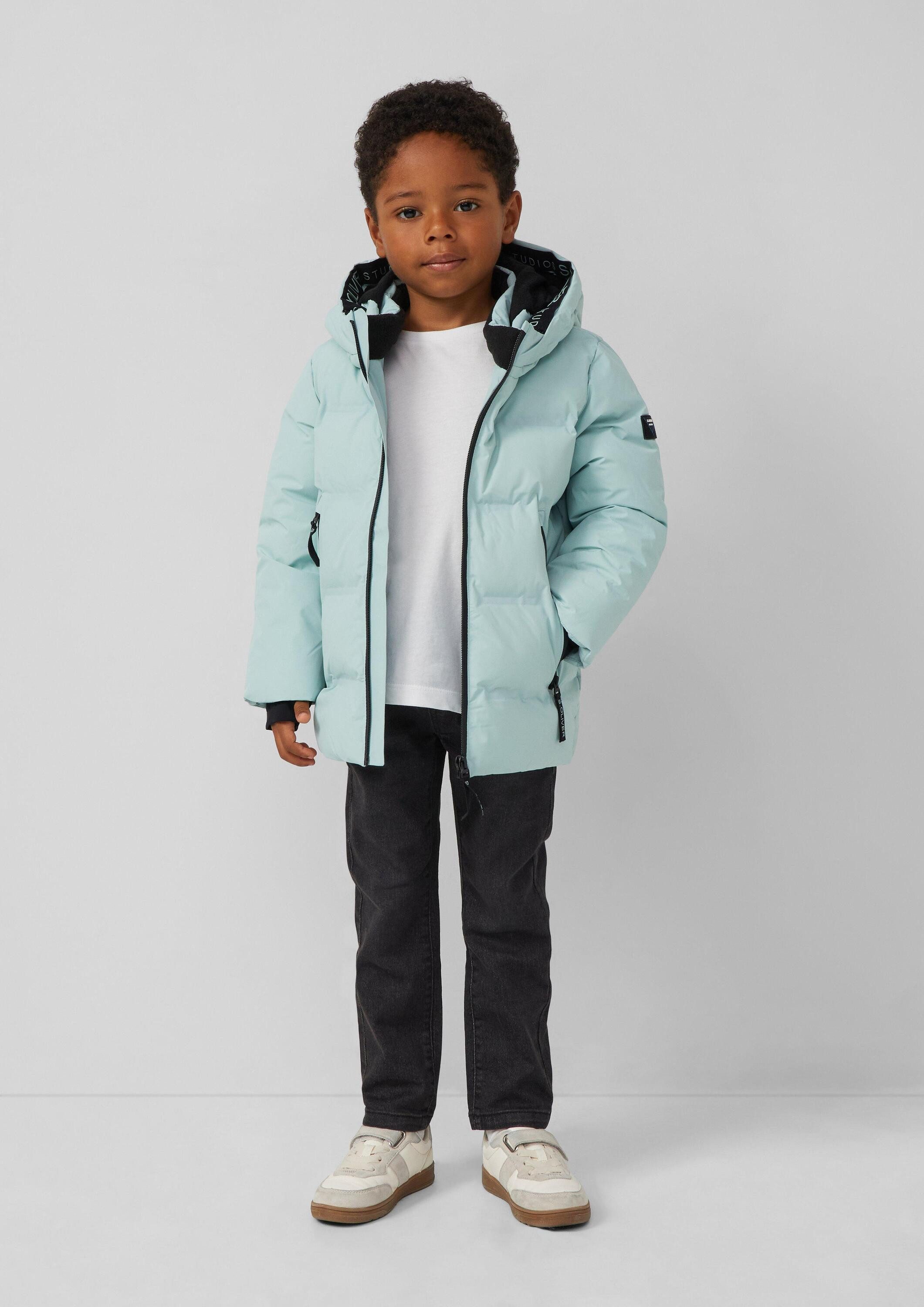 s.Oliver Winterjacke Outdoor-Jacke Unisex Winterjacke mit sportiven Details