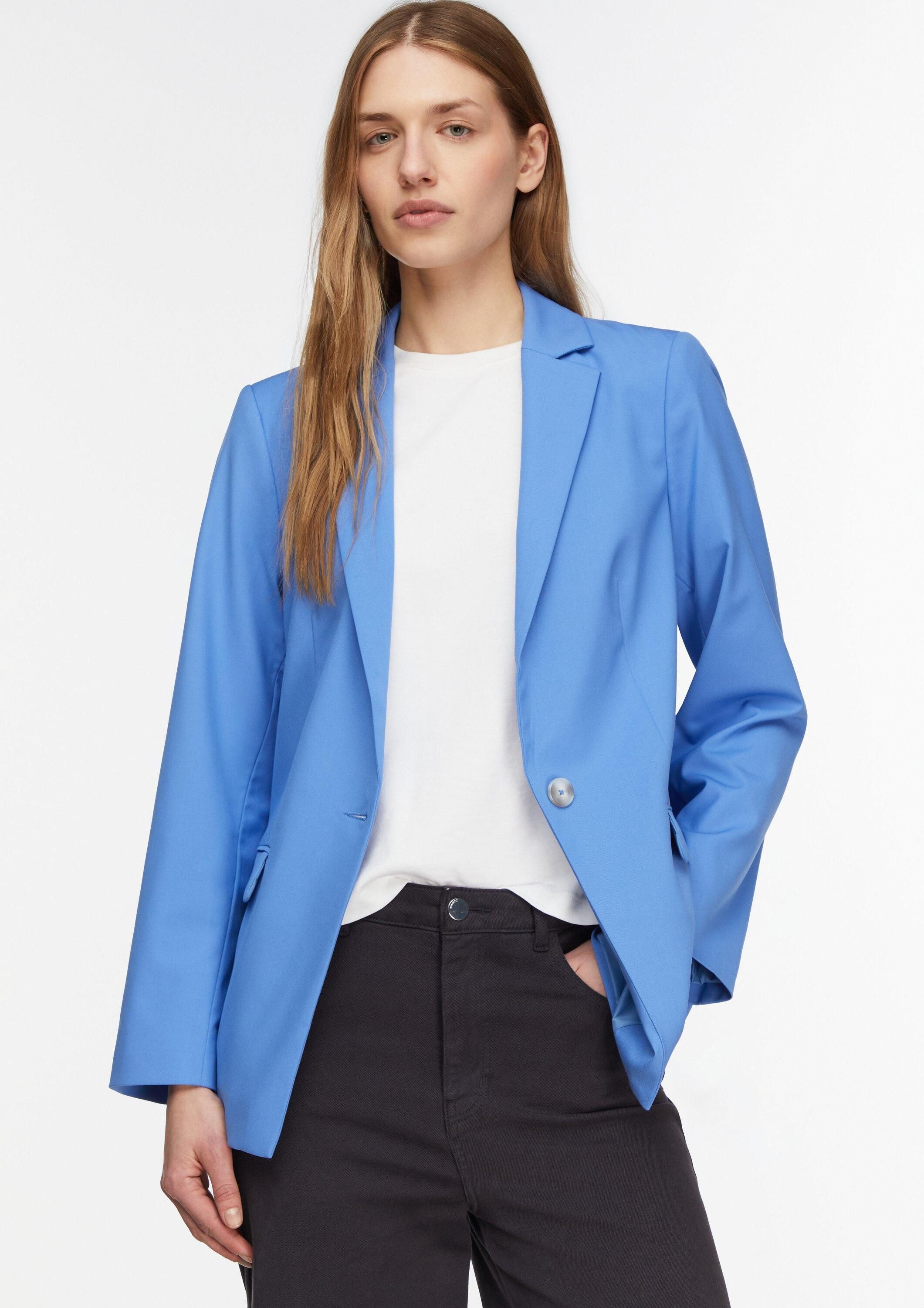 comma Jackenblazer Indoor-Blazer Antaillierter Blazer aus Viskosestretch