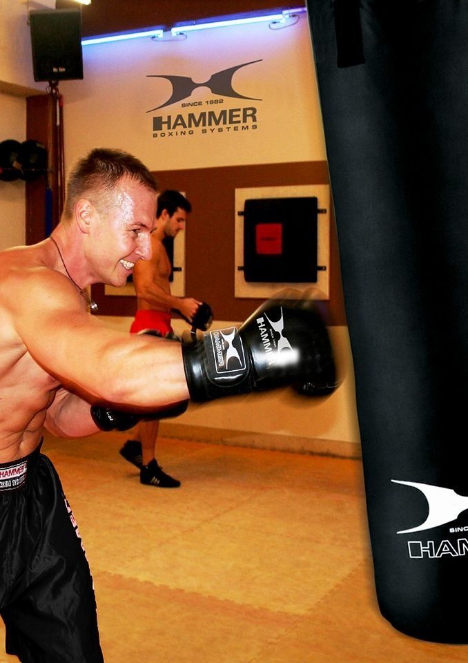 Hammer Boxsack Chicago (Set, 4-tlg., mit Sprungseil, mit Boxhandschuhen)