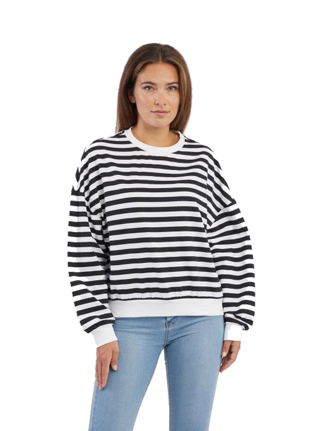Sweatshirt Ragwear Lollita Stripe Gots Sweat