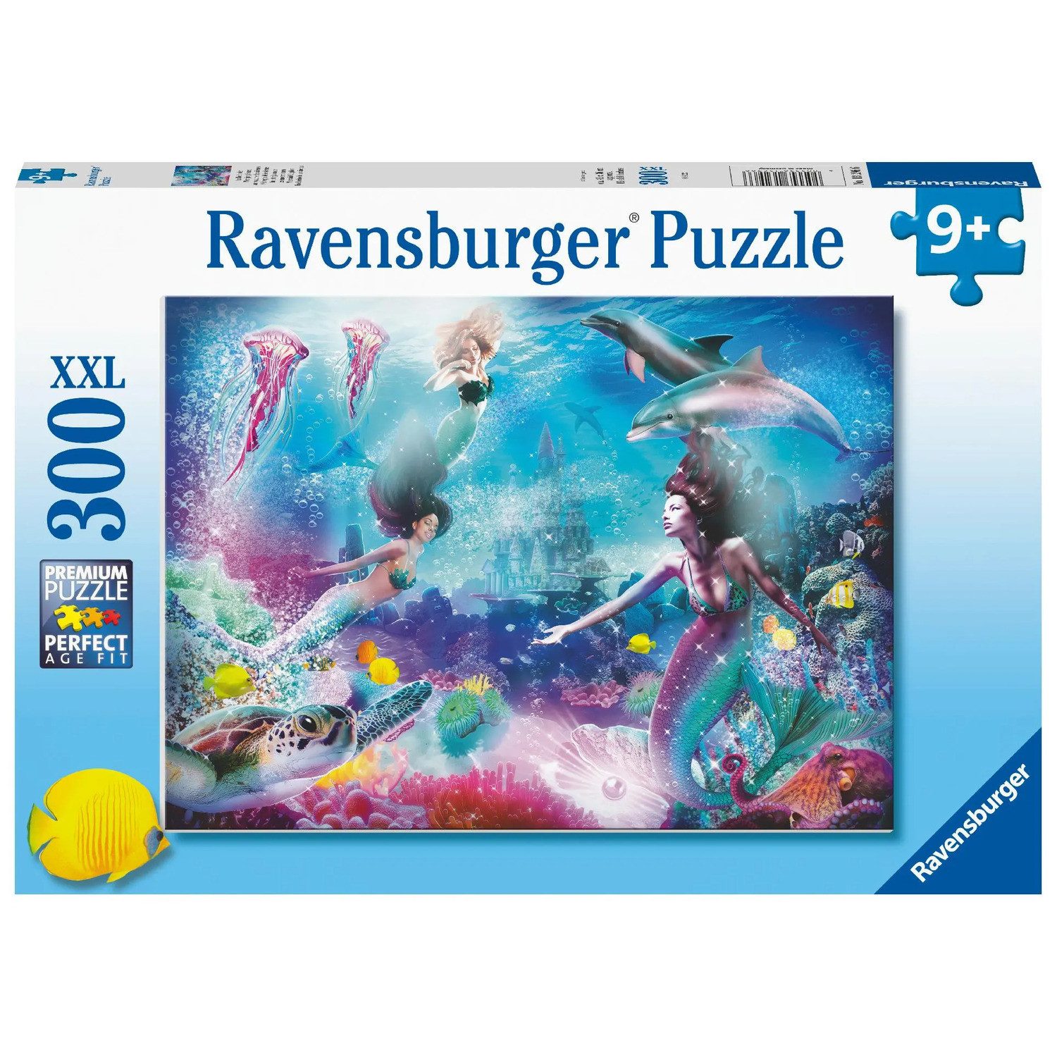 Ravensburger Puzzle Ravensburger Kinderpuzzle - Im Reich der Meerjungfrauen - 300 Teile..., 300 Puzzleteile