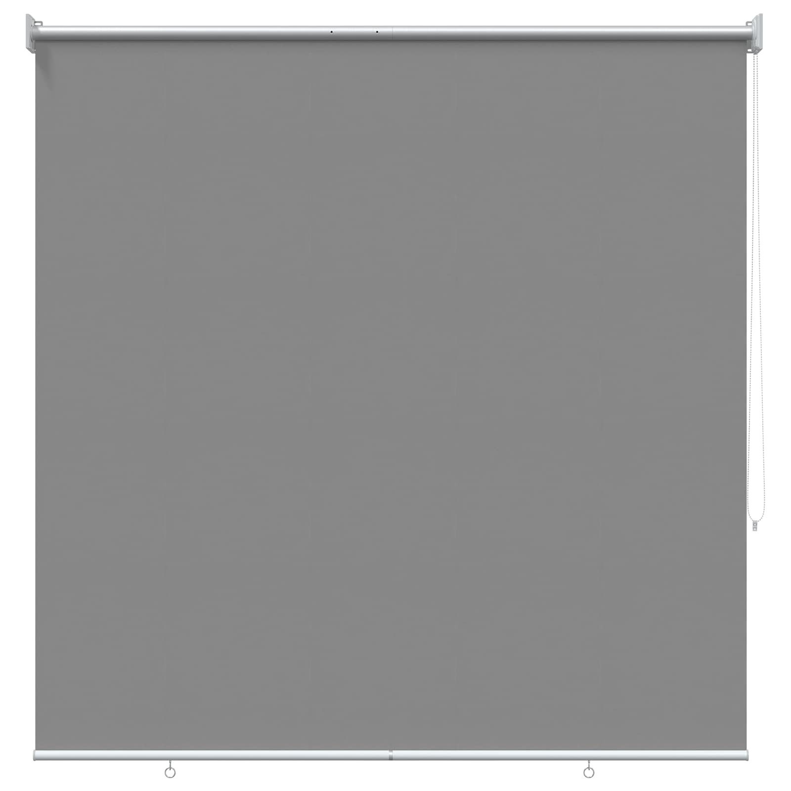 Rollo Außen-Rollos mit UV-Schutz Hellgrau 145 x 140 cm (B x H), vidaXL