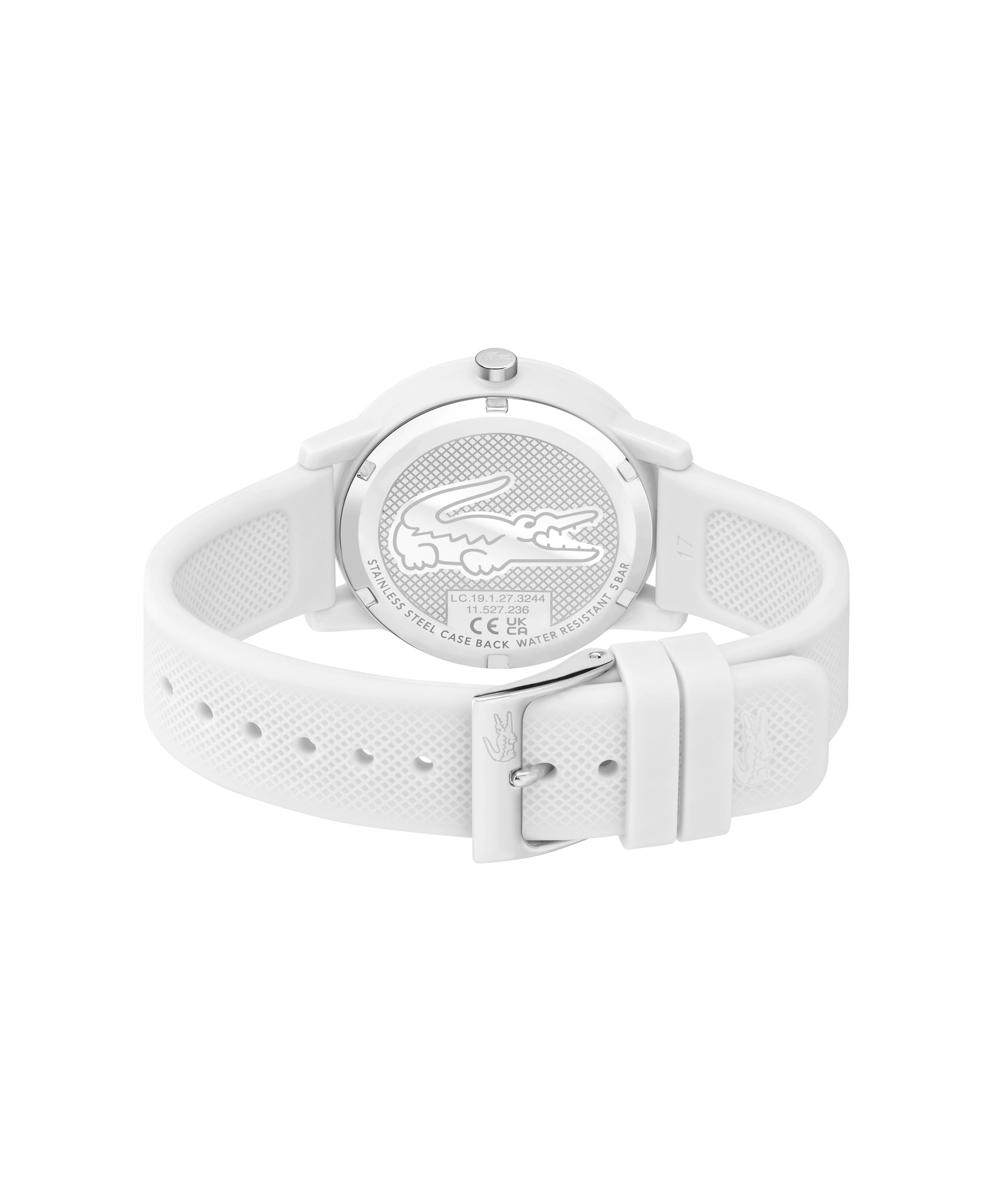 Lacoste Quarzuhr LACOSTE.12.12 2001515, Armbanduhr, Damenuhr, Herrenuhr, Silikonarmband, analog