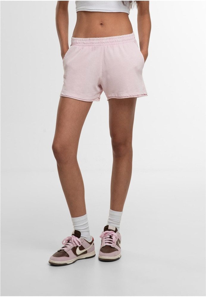 URBAN CLASSICS T-Shirt Ladies Washed Jersey Shorts