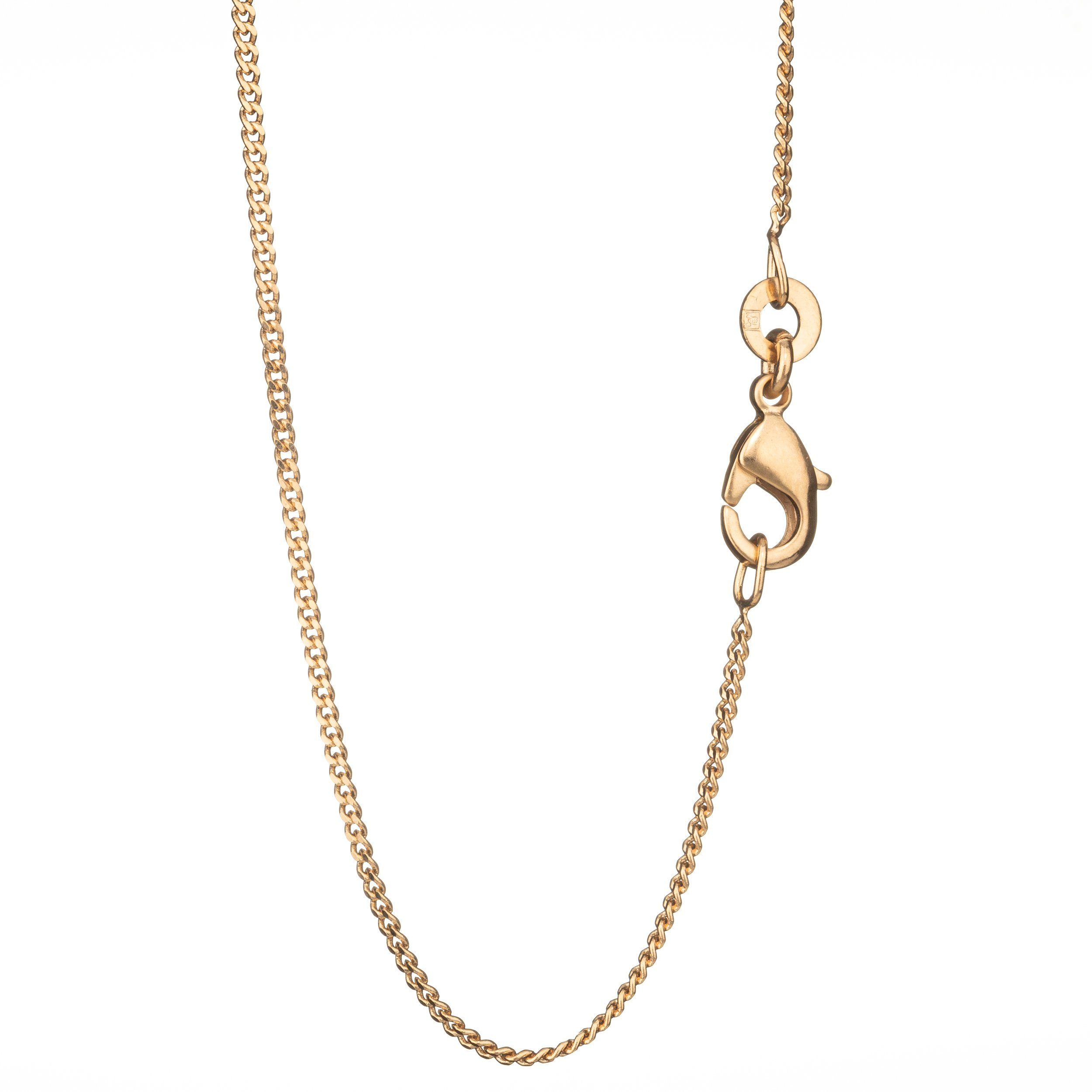 NKlaus Panzerkette 50cm Panzerkette Rosegold Vergoldet 18 Karat Halsk (1 St günstig online kaufen