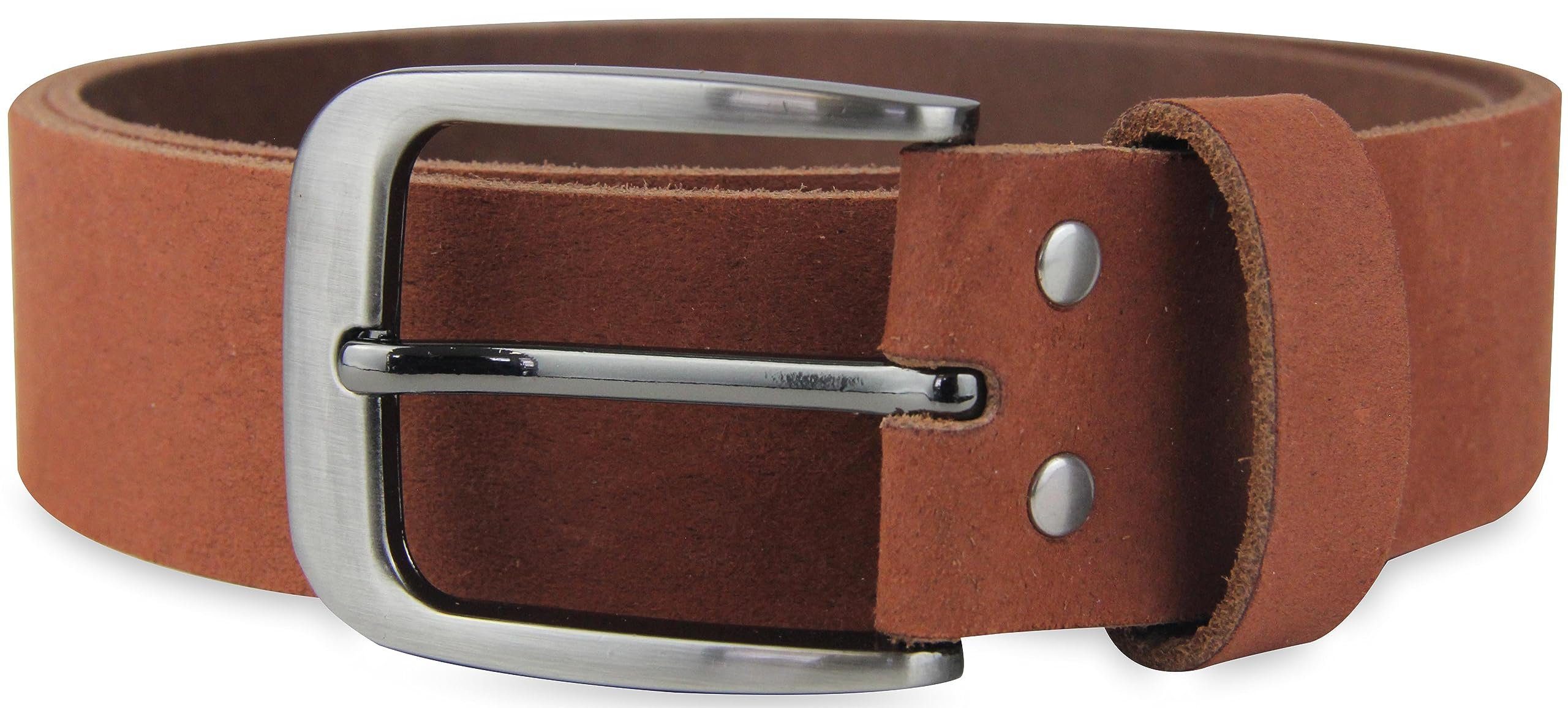 Fomax Ledergürtel Stilvoller Herren Veloursledergürtel, 3,8 cm breit mit ed günstig online kaufen