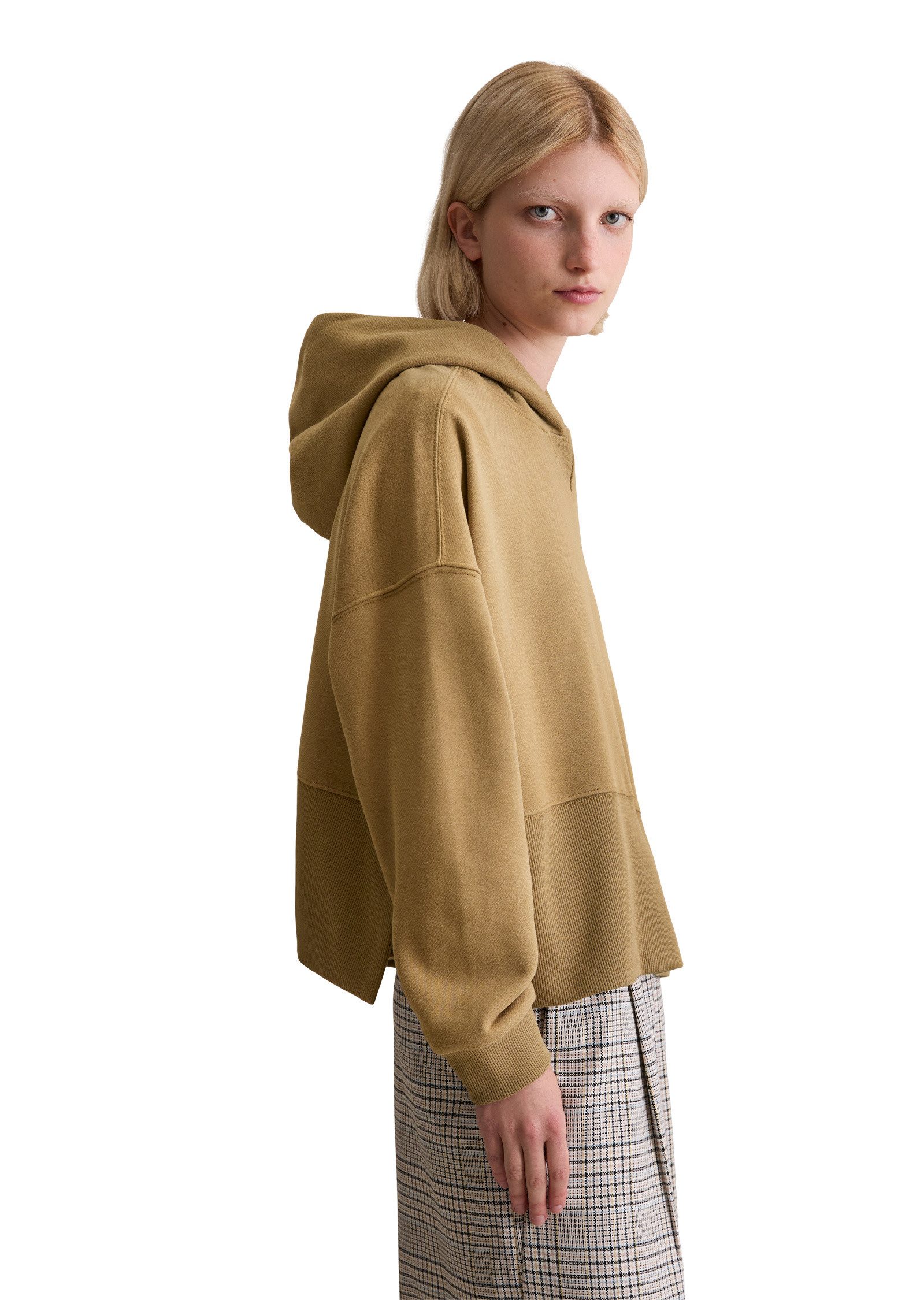 Marc O'Polo DENIM Sweatshirt mit breitem Rippbund günstig online kaufen