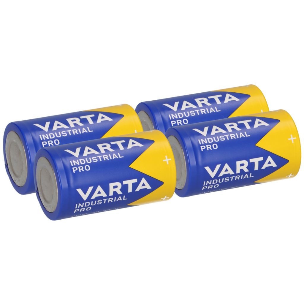 VARTA 4x Varta 4020 Industrial Mono Batterie D lose Batterie