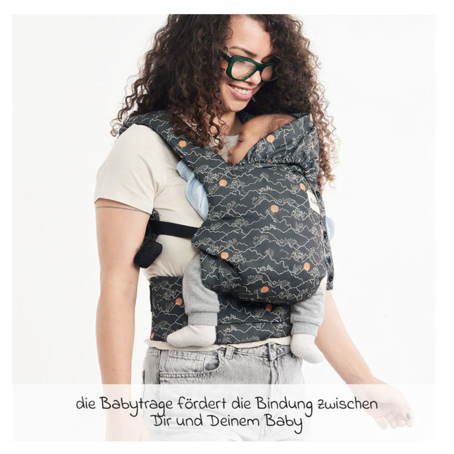 Tula Babytrage Explore Mesh - Mojave, Bauchtrage Rückentrage & Wetterschutz ab Geburt von 3,2 kg - 20,4 kg