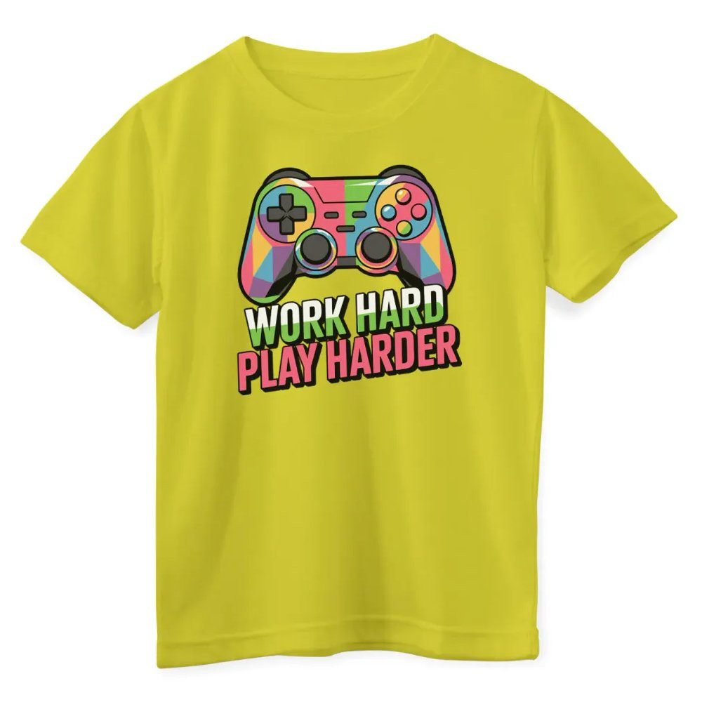 Hybris T-Shirt Work Hard - Play Harder Kids Tee