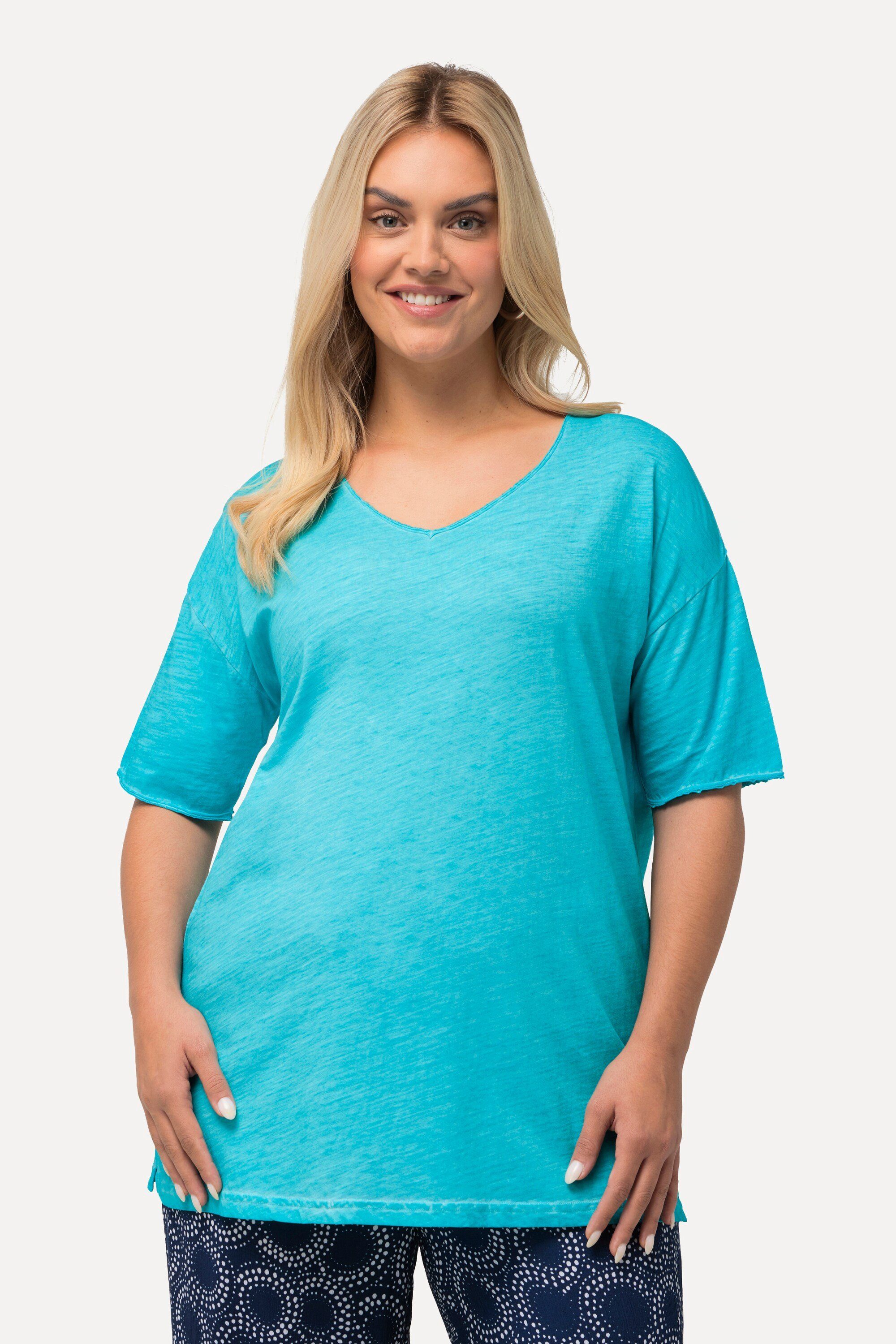 Ulla Popken T-Shirt T-Shirt cold dyed günstig online kaufen
