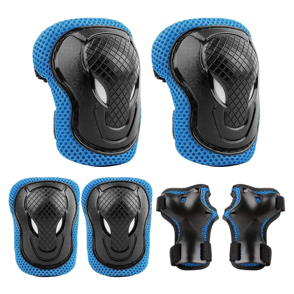 AFKSMILE Protektoren-Set Knieschoner Kinder Schoner Inliner Kinder 6er Set, Fahrrad Rollschuhe, Kinder Schützer Ellenbogenschoner für Inliner Skates Scooter