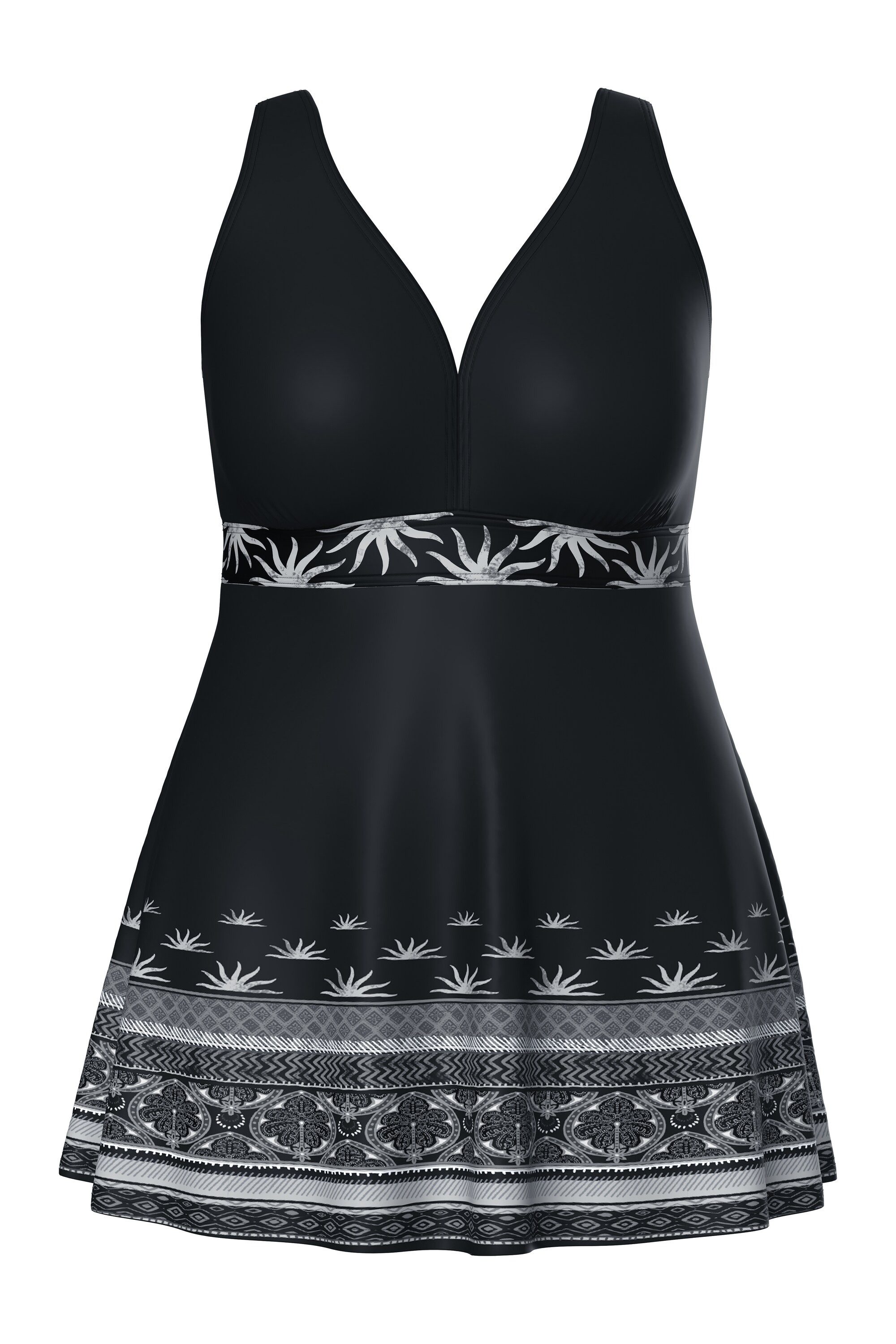 Ulla Popken Badekleid Badekleid Sonnen Softcups recycelt