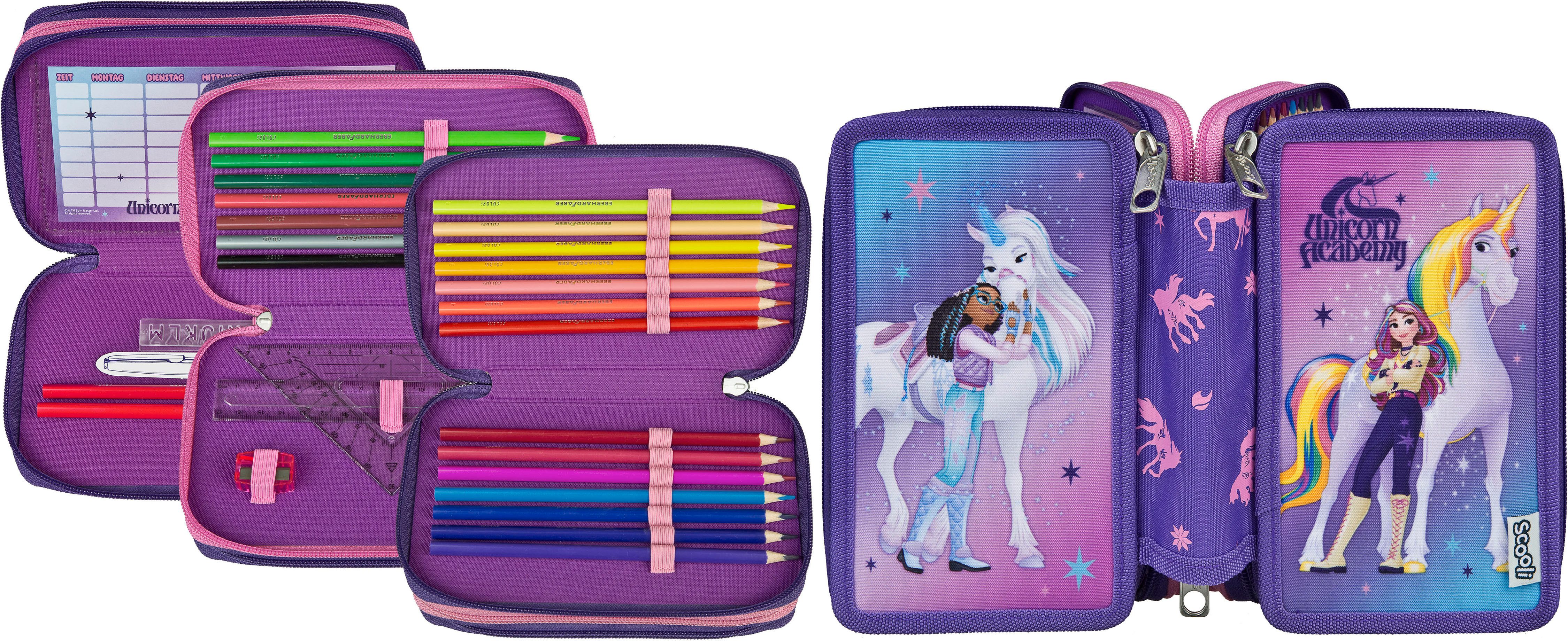 Scooli Federmäppchen Tripledecker