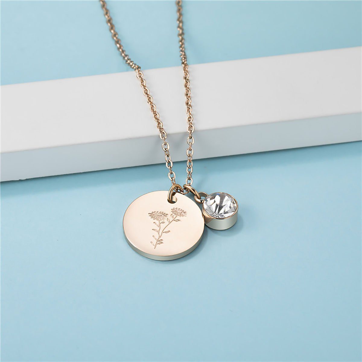 Geschenk Charm-Kette Kette Halskette Personalisierte Gravur CTGtree