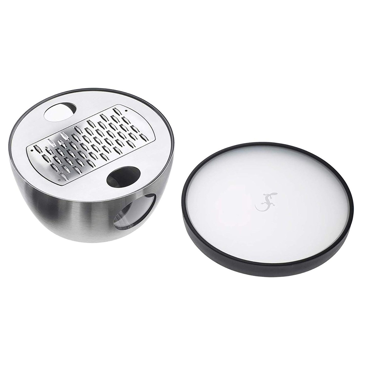 Lurch Käsereibe RazorTech EDS Parmesanreibe mit Deckel, Edelstahl