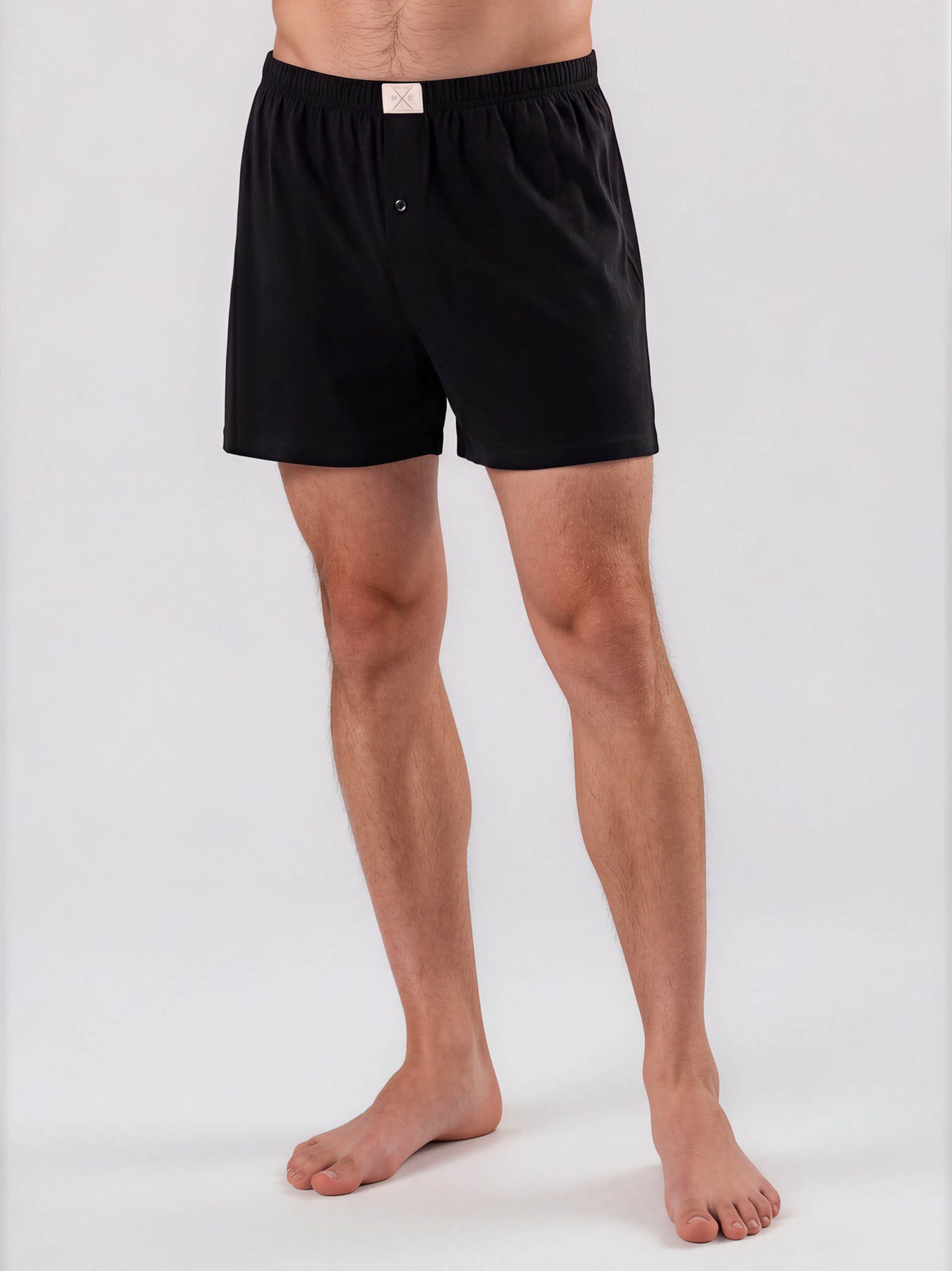 MG-1 Boxer Jersey Loose Fit - weiter Schnitt - bequemer Tragekomfort - Baumwolle (3-St) Boxershorts Unterhose Boxerbriefs Multipack 3er-Pack Herren Männer