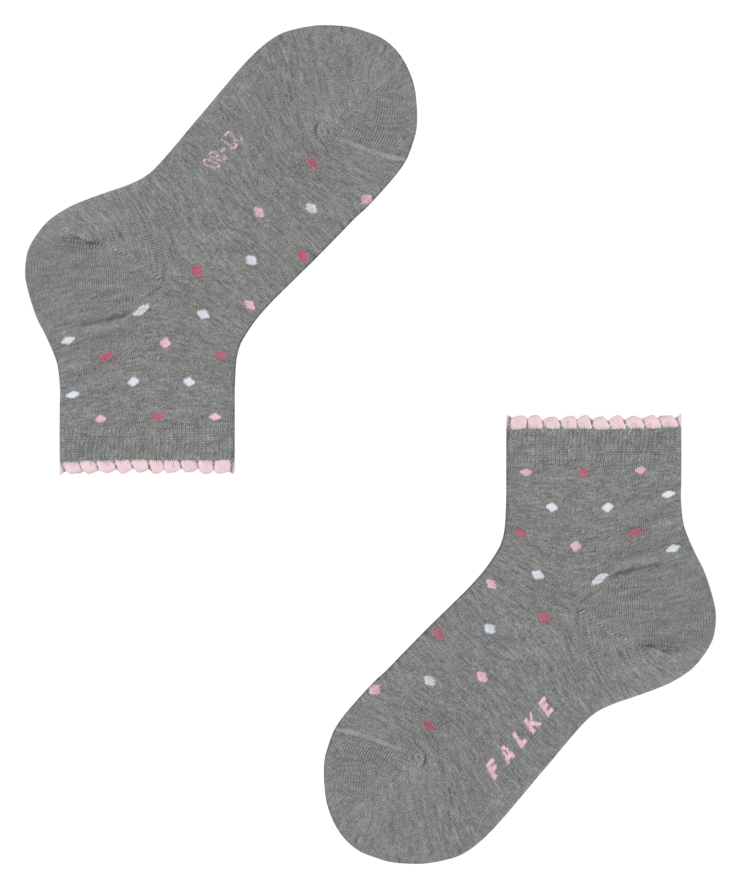 (1-Paar) FALKE light Multidot (3400) Socken grey