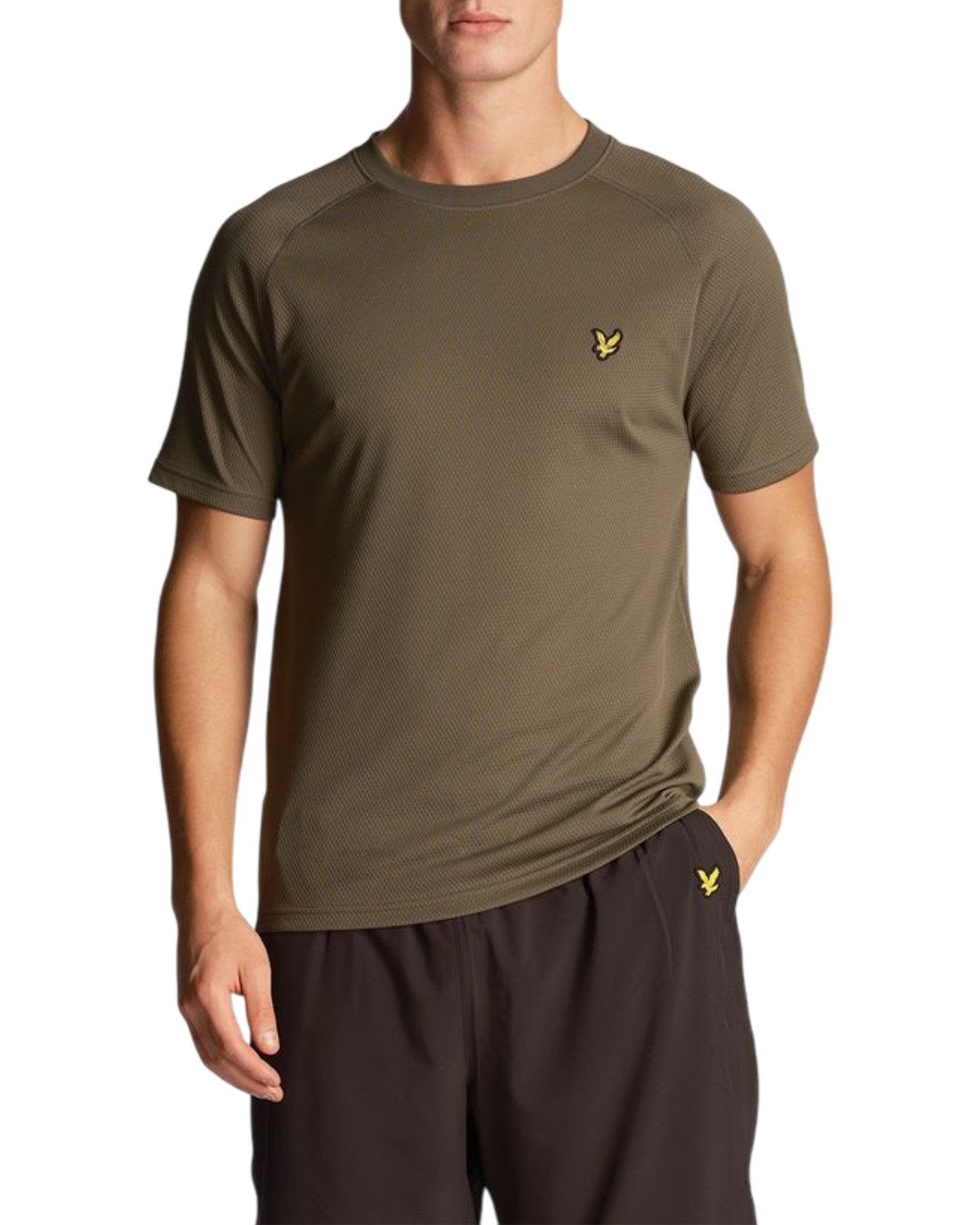 Lyle & Scott T-Shirt Herren Raglan, Elastisch Und Atmungsaktiver Stoff