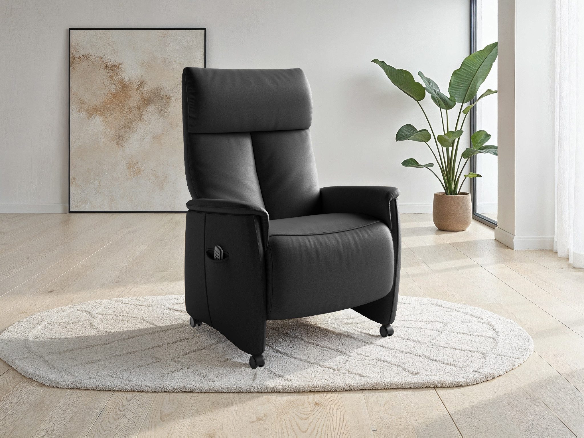 sit&more TV-Sessel Cremona Comfort Plus, bis 200 Kg belastbar, mit Herz-Waage Funktion