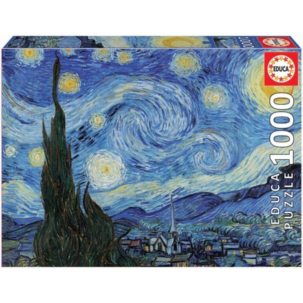 Educa Puzzle Starry Night Puzzle 1000 Teile, Puzzleteile