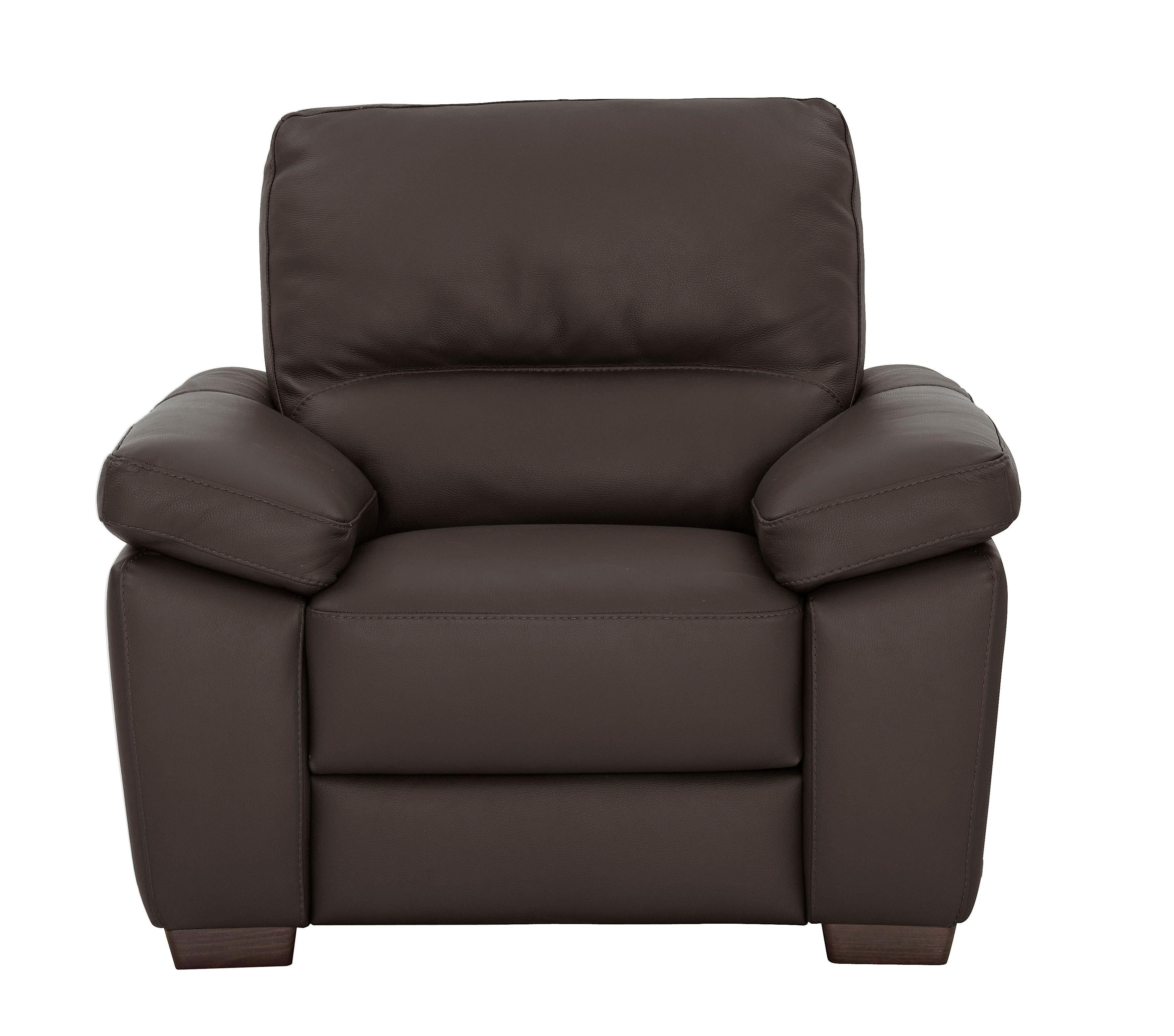 CALIA ITALIA Sessel Gaia, hochwertiger, edler Ledersessel mit erstklassigem Sitzkomfort, in zwei hochwertigen Lederqualitäten